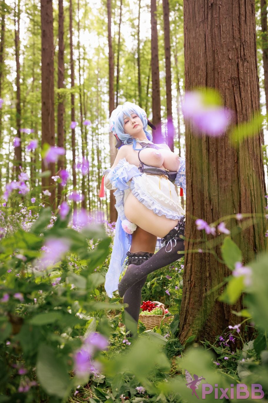 Cosplayer A Xuexue Sweet Maid PixiBB.COM 040