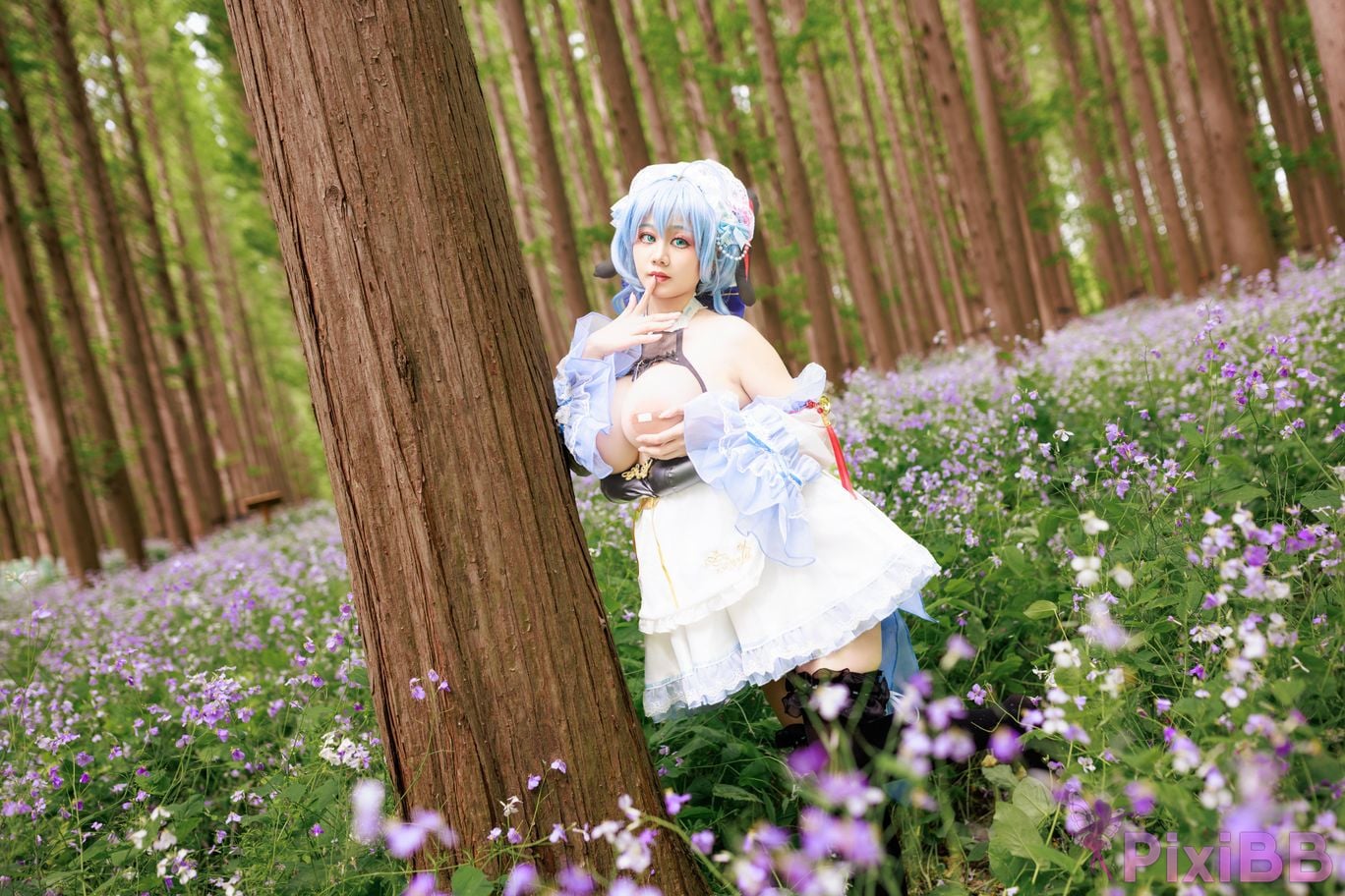Cosplayer A Xuexue Sweet Maid PixiBB.COM 044