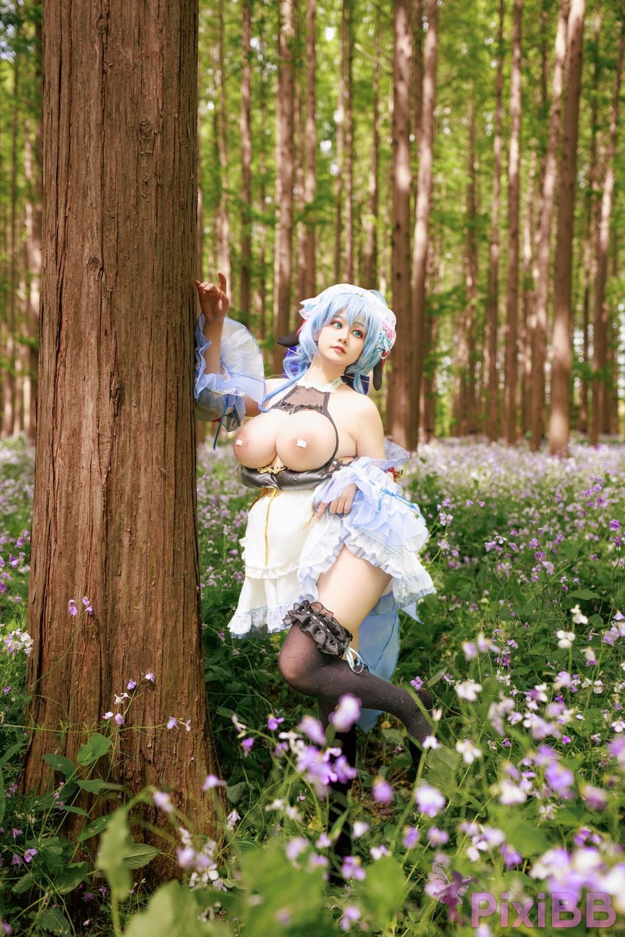 Cosplayer A Xuexue Sweet Maid PixiBB.COM 045
