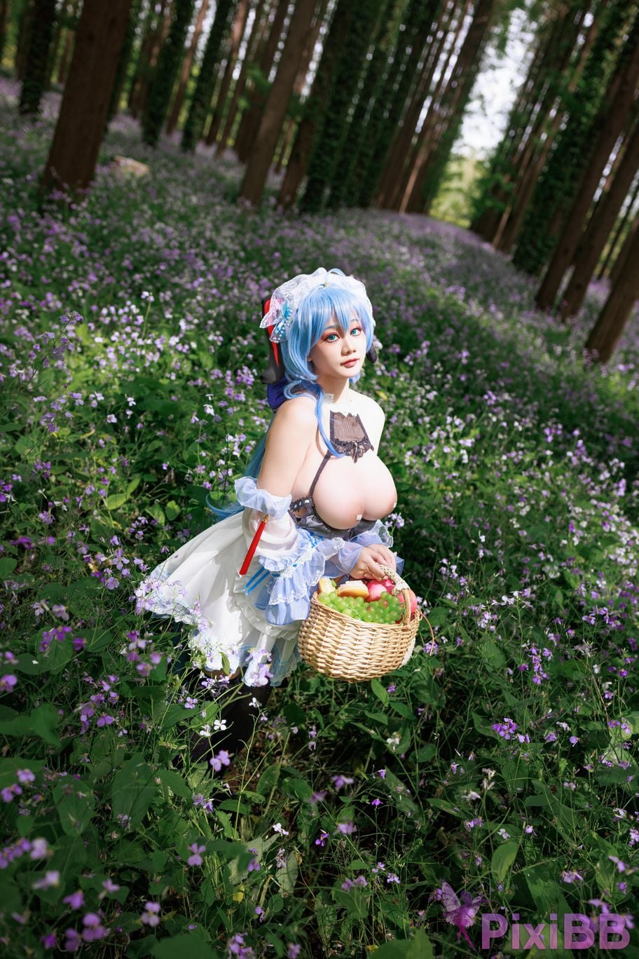 Cosplayer A Xuexue Sweet Maid PixiBB.COM 049