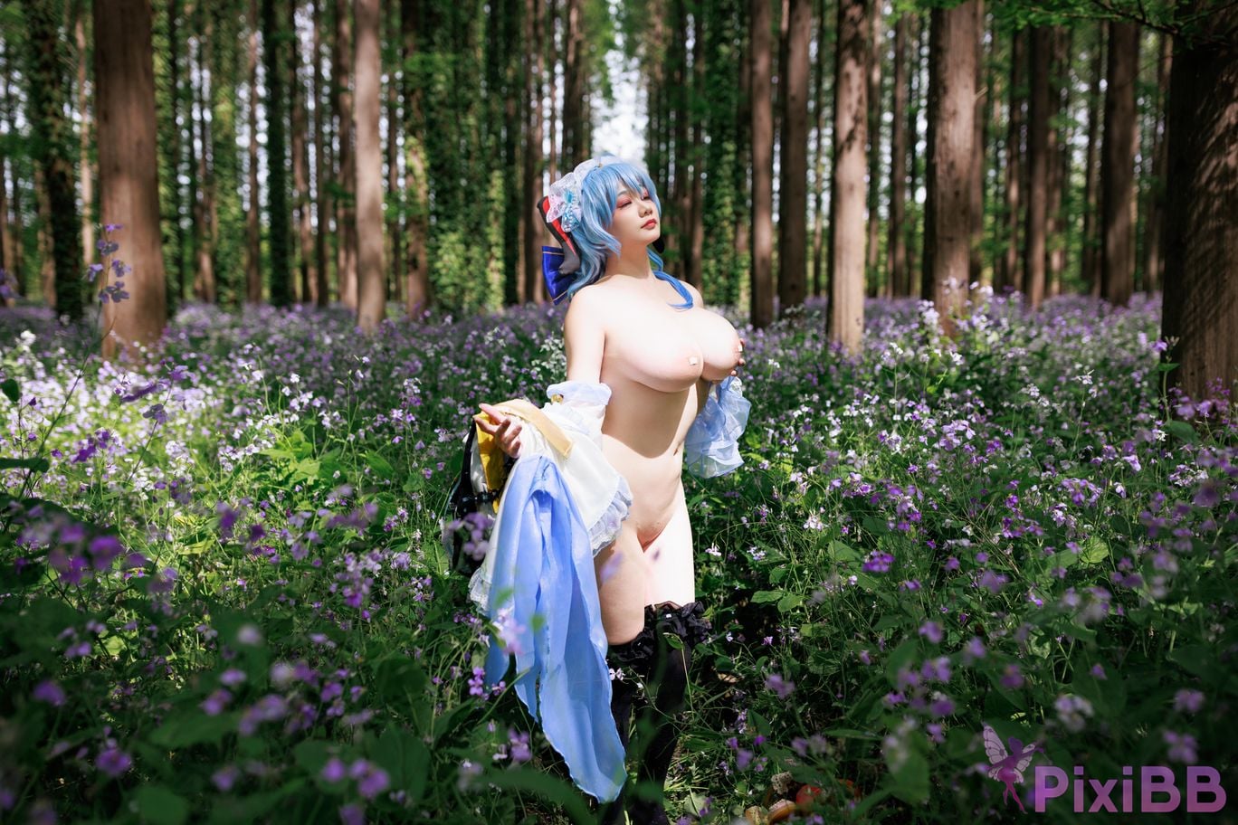 Cosplayer A Xuexue Sweet Maid PixiBB.COM 050