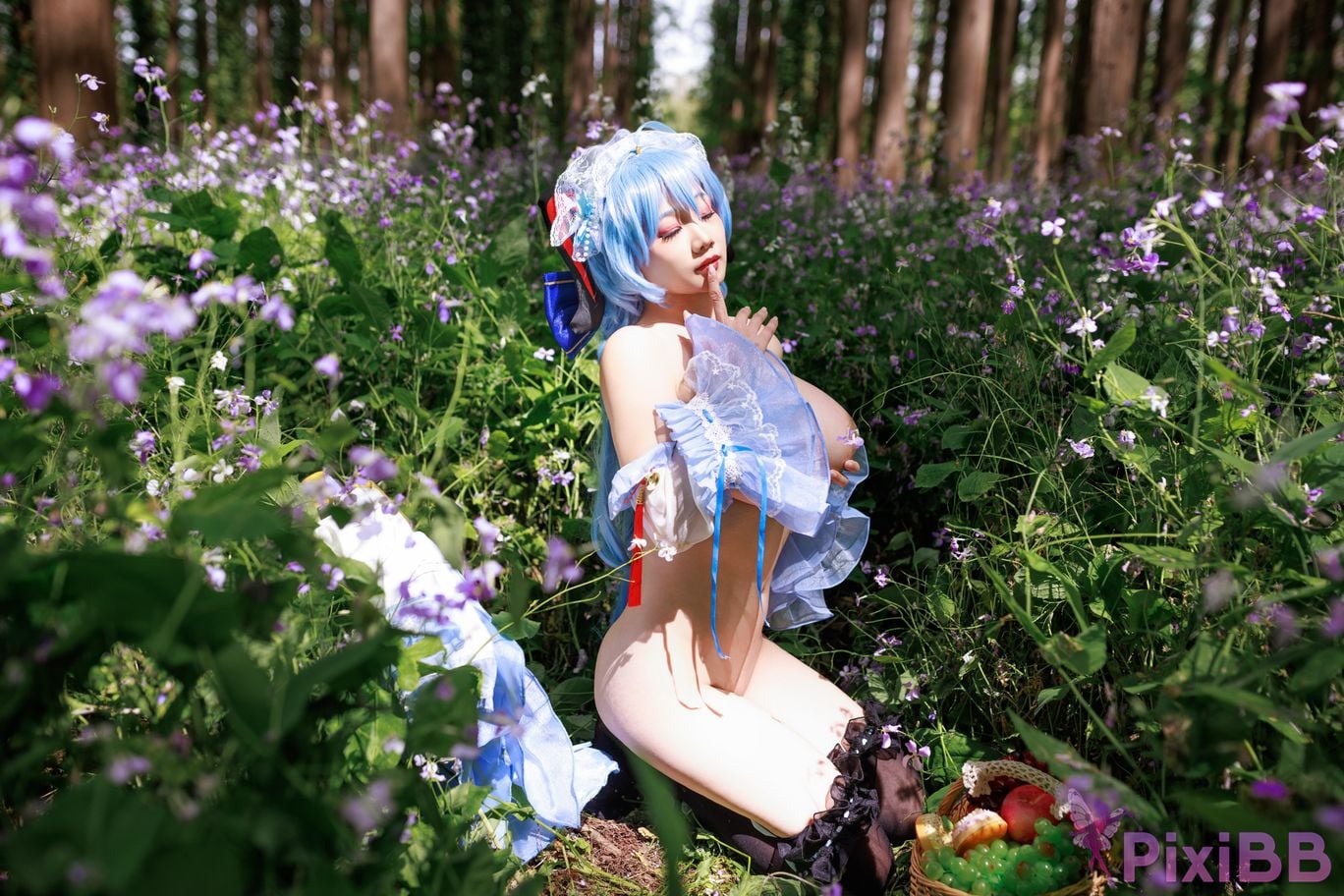 Cosplayer A Xuexue Sweet Maid PixiBB.COM 060