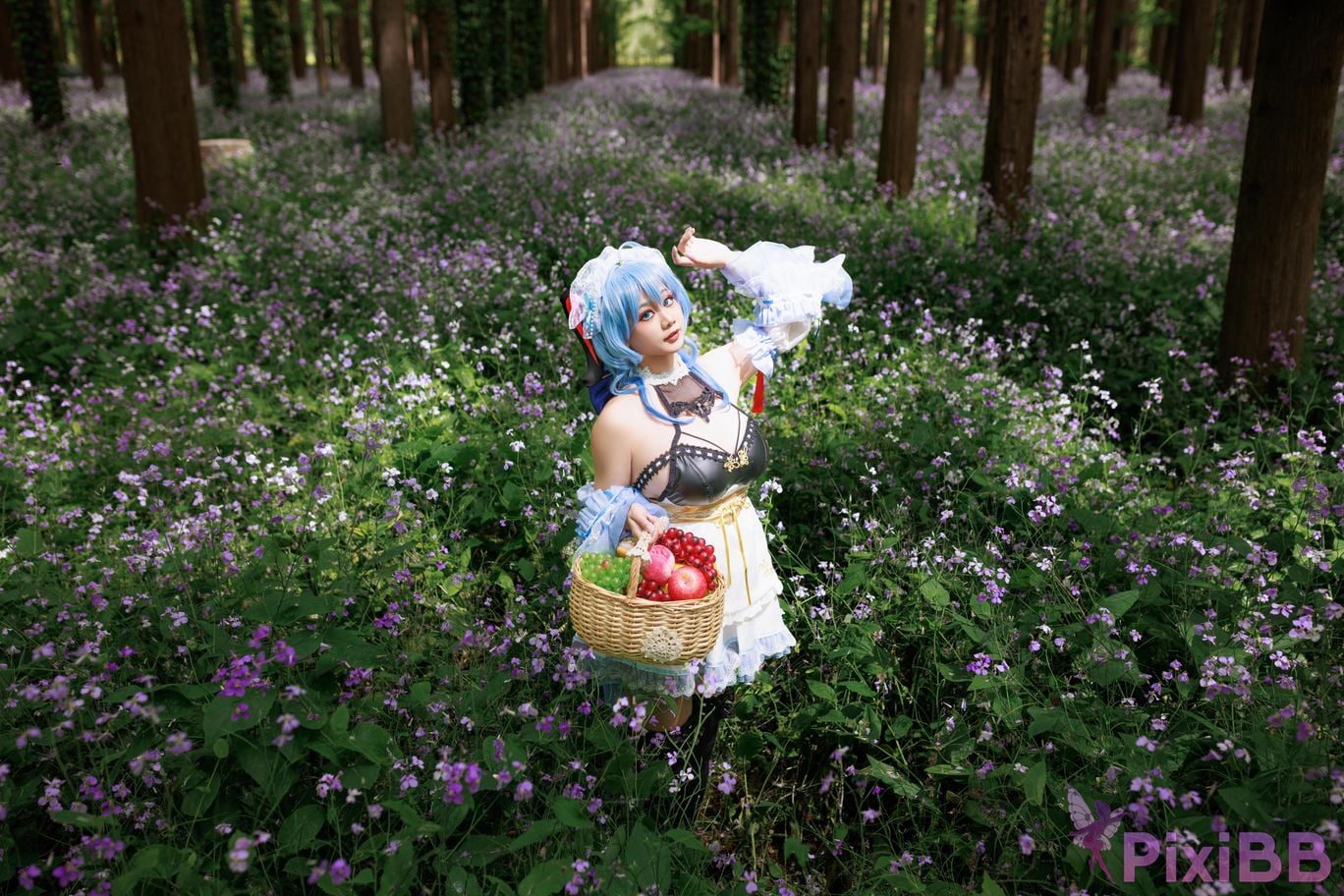Cosplayer A Xuexue Sweet Maid PixiBB.COM 070