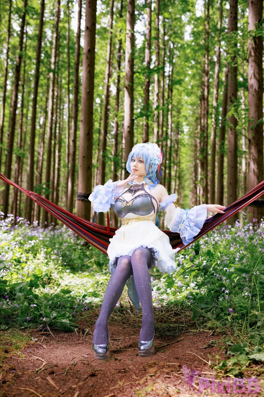 Cosplayer A Xuexue Sweet Maid PixiBB.COM 072