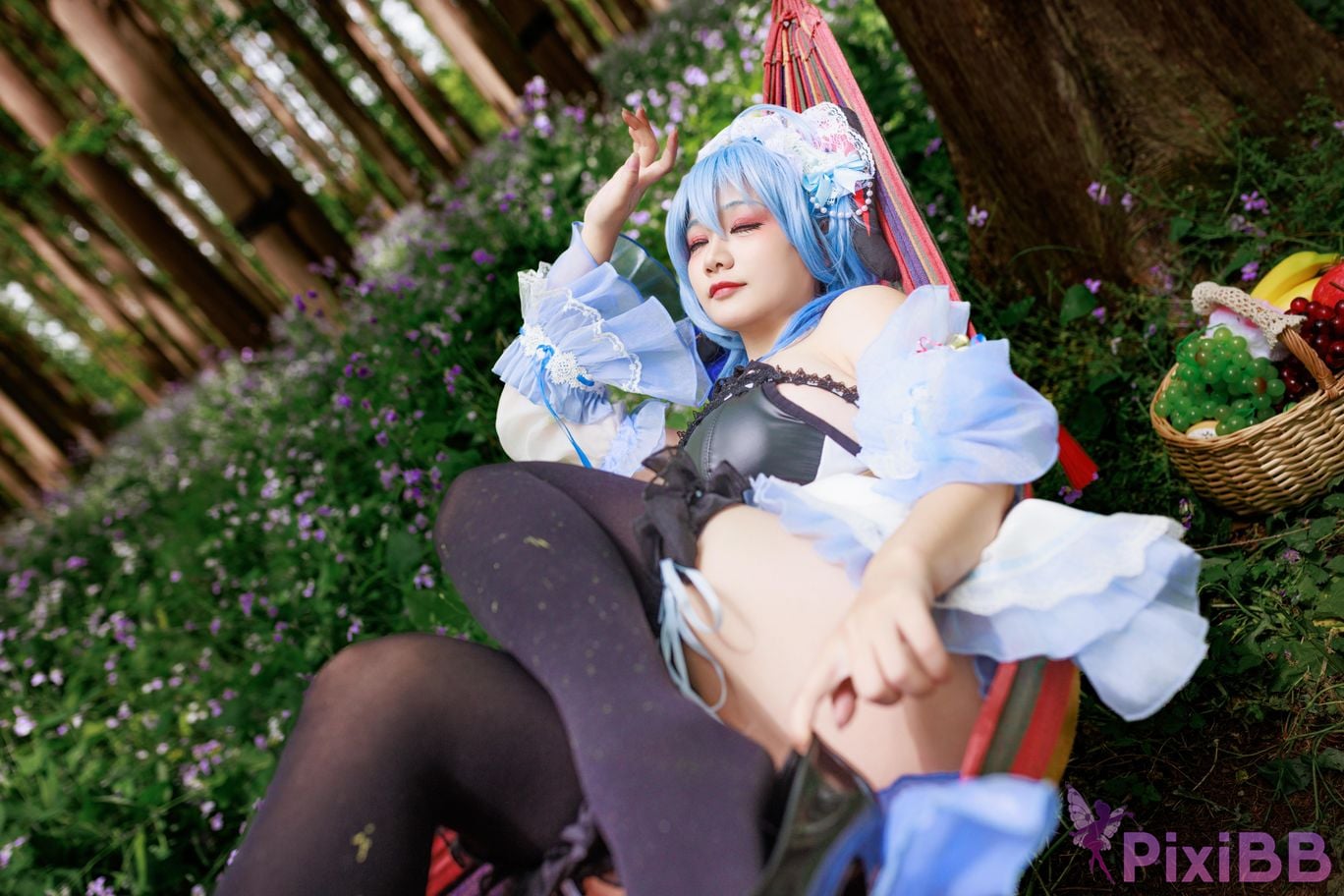 Cosplayer A Xuexue Sweet Maid PixiBB.COM 078
