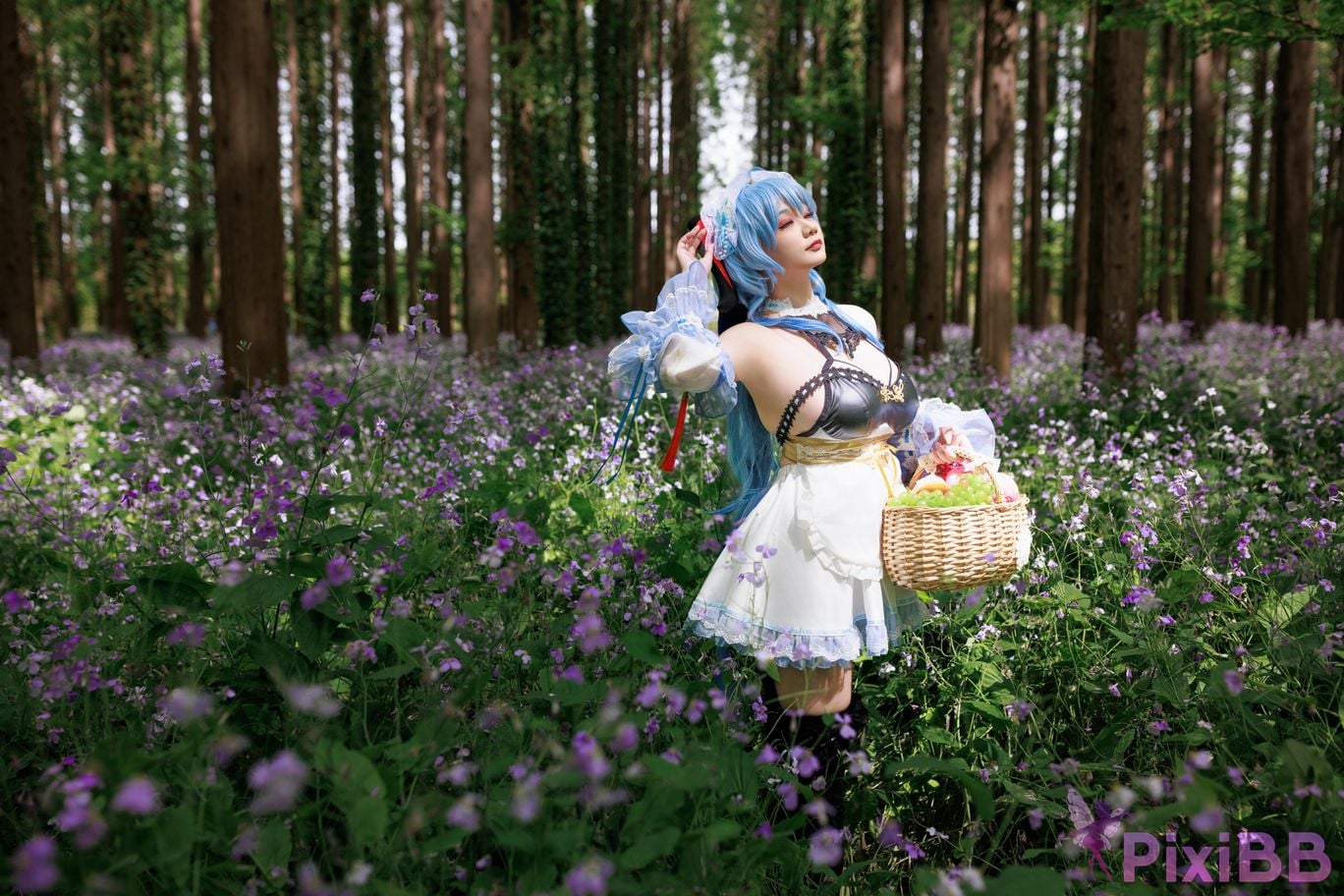 Cosplayer A Xuexue Sweet Maid PixiBB.COM 081