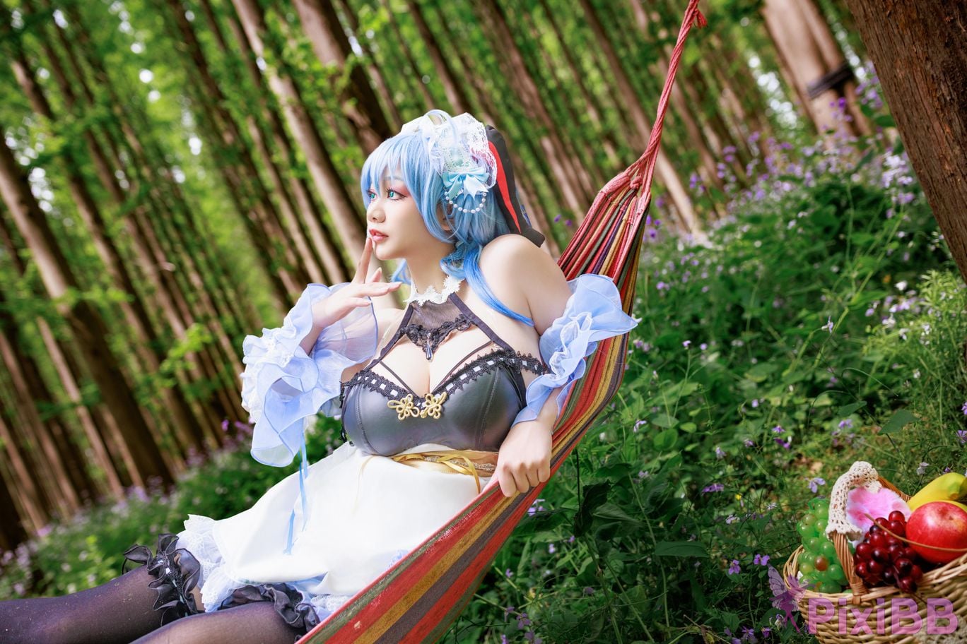 Cosplayer A Xuexue Sweet Maid PixiBB.COM 086