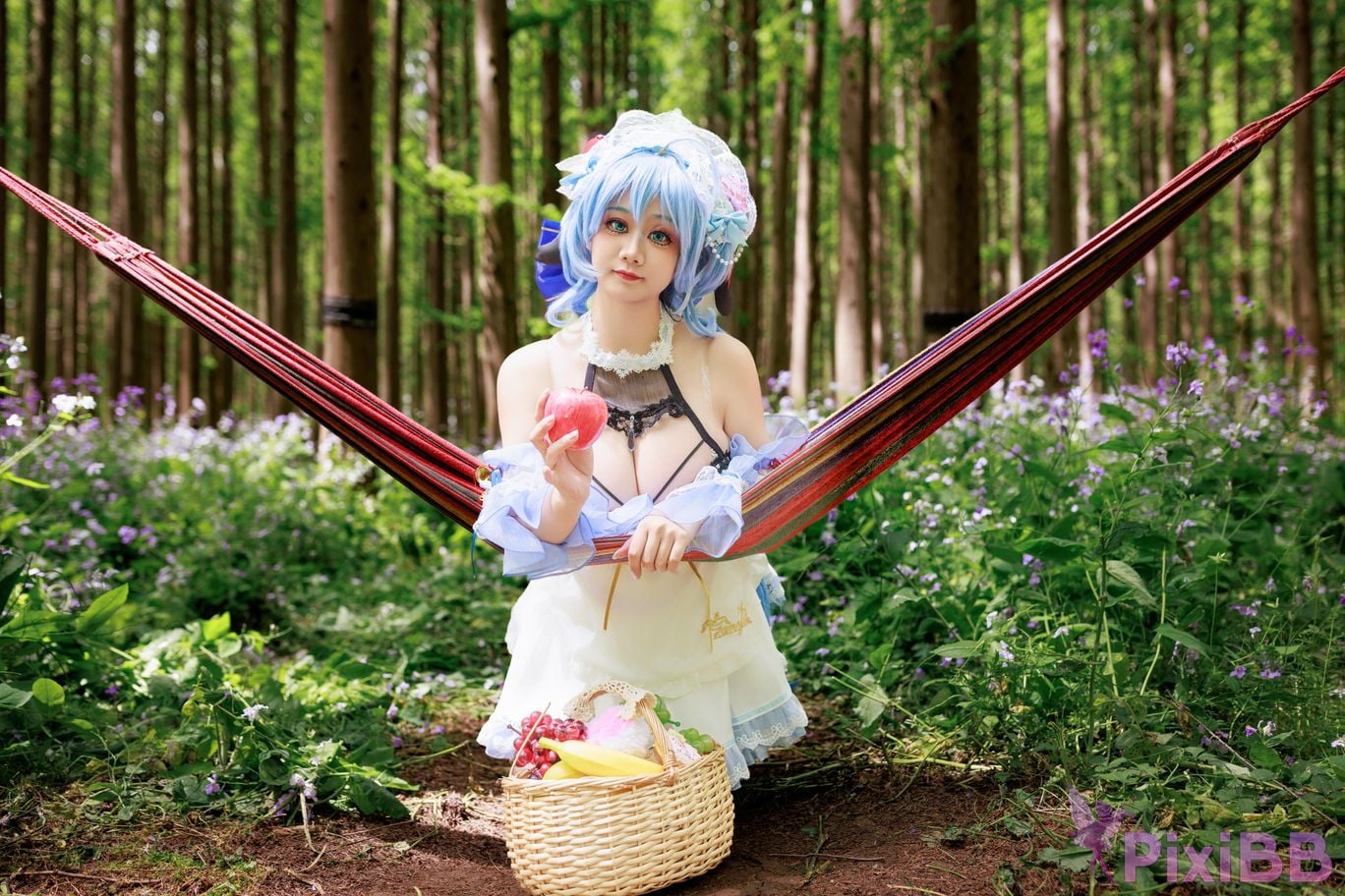 Cosplayer A Xuexue Sweet Maid PixiBB.COM 088