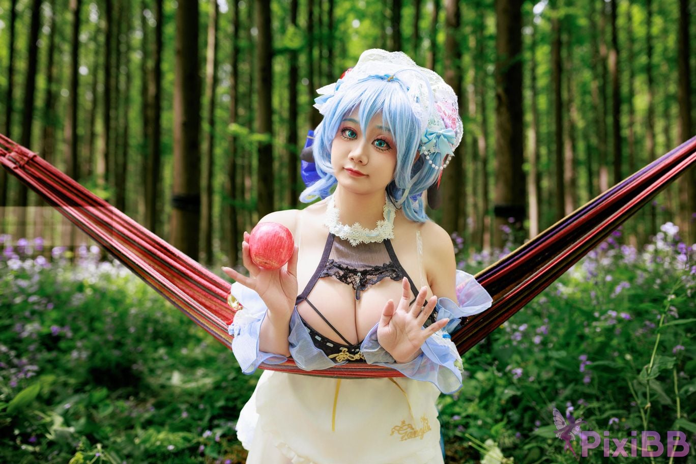 Cosplayer A Xuexue Sweet Maid PixiBB.COM 090