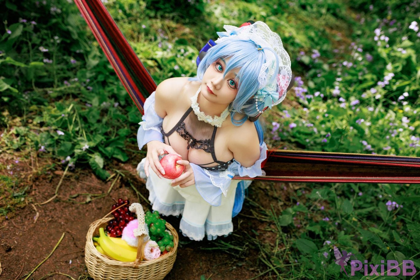 Cosplayer A Xuexue Sweet Maid PixiBB.COM 091