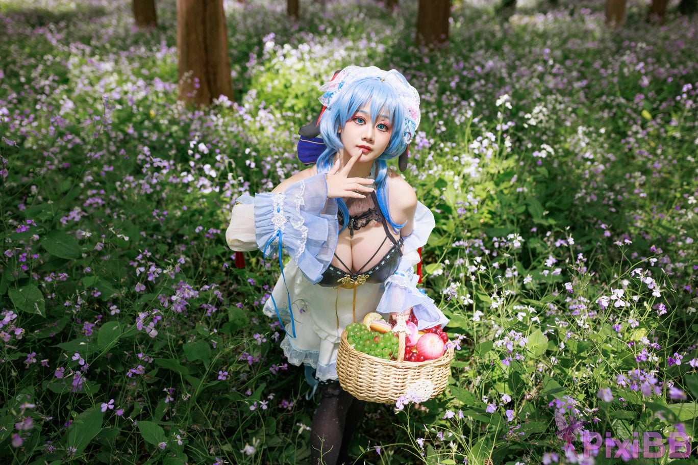 Cosplayer A Xuexue Sweet Maid PixiBB.COM 092