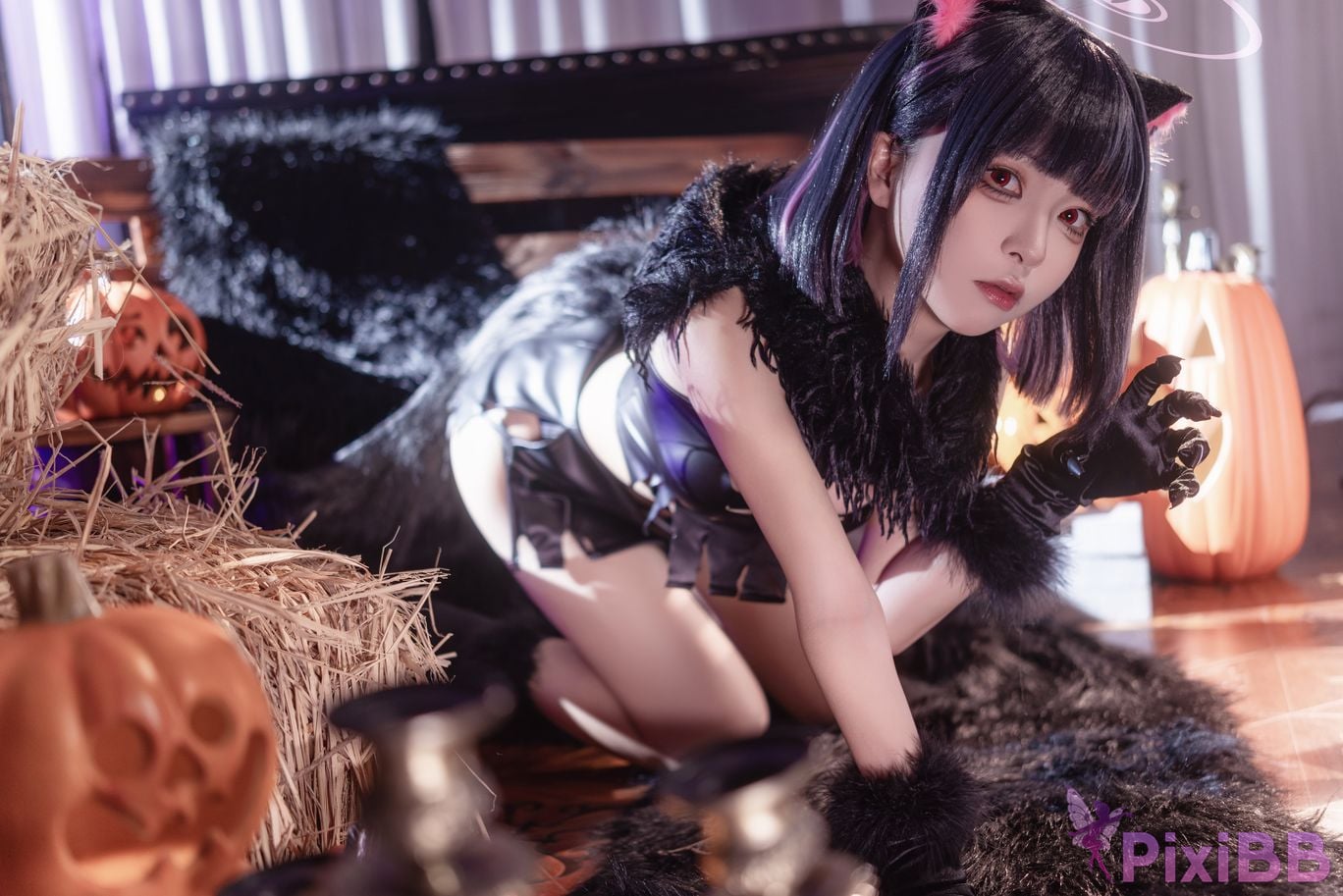 Cosplayer vector fish Blue Archive Anzuyama Kazusa Halloween PixiBB.COM 003