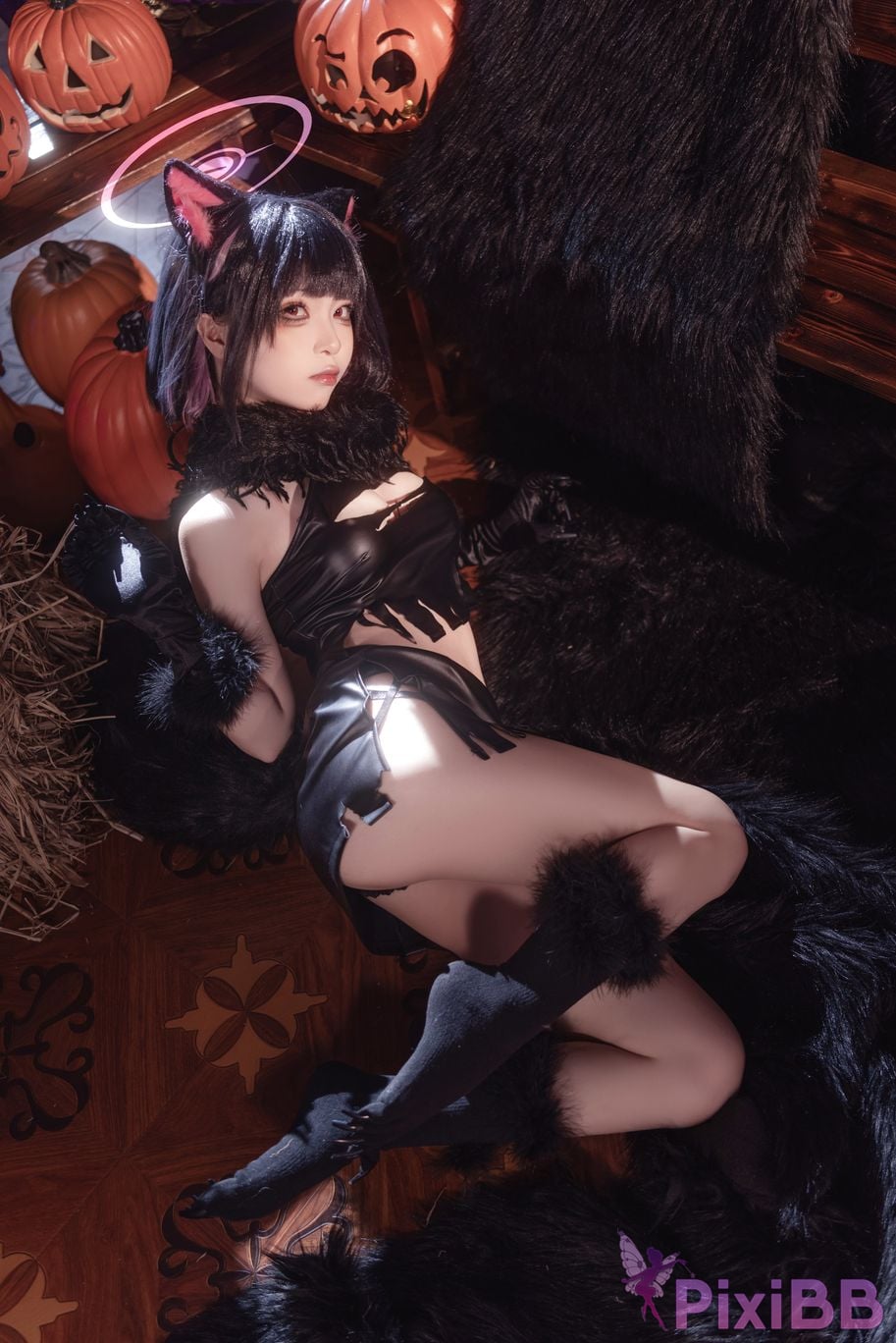 Cosplayer vector fish Blue Archive Anzuyama Kazusa Halloween PixiBB.COM 007