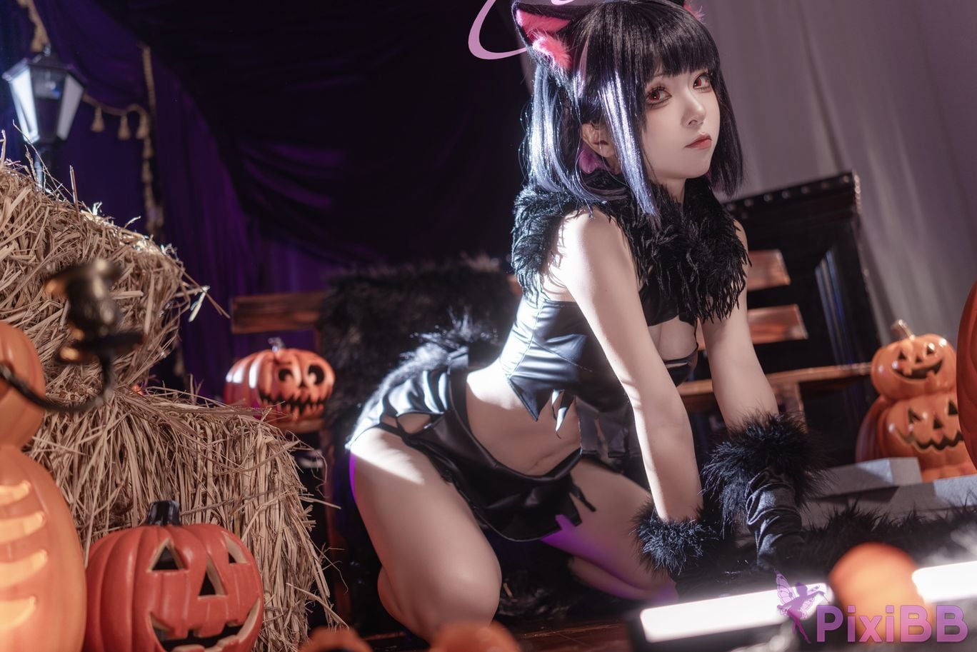 Cosplayer vector fish Blue Archive Anzuyama Kazusa Halloween PixiBB.COM 008