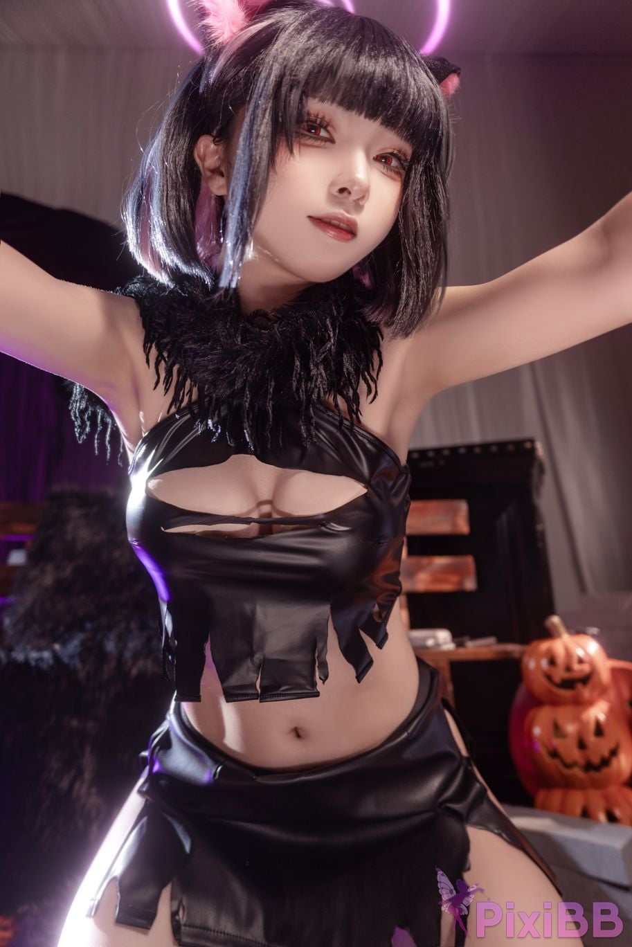 Cosplayer vector fish Blue Archive Anzuyama Kazusa Halloween PixiBB.COM 022