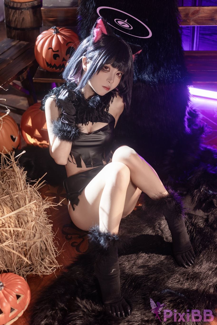Cosplayer vector fish Blue Archive Anzuyama Kazusa Halloween PixiBB.COM 030
