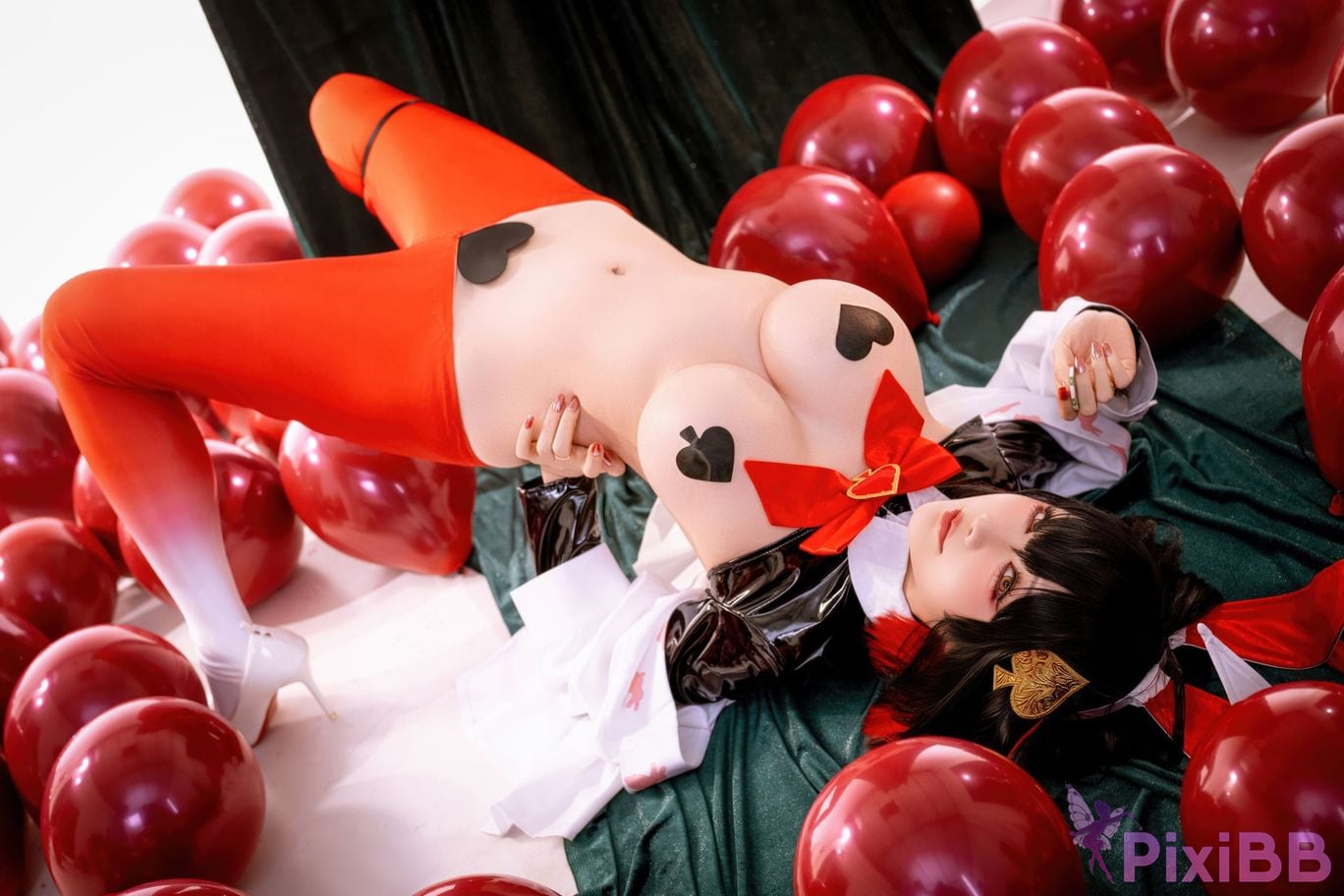 Cosplayer The star is late Hoshilily Nikke Luki Unlucky Rabbit PixiBB.COM 020