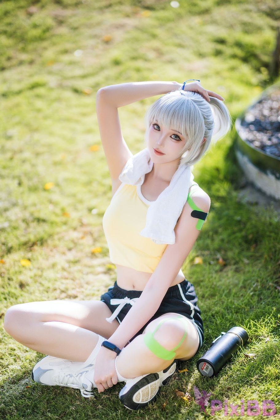 Cosplayer Guahi Sauce spirit cage Bai Yuekui sportswear PixiBB.COM 003