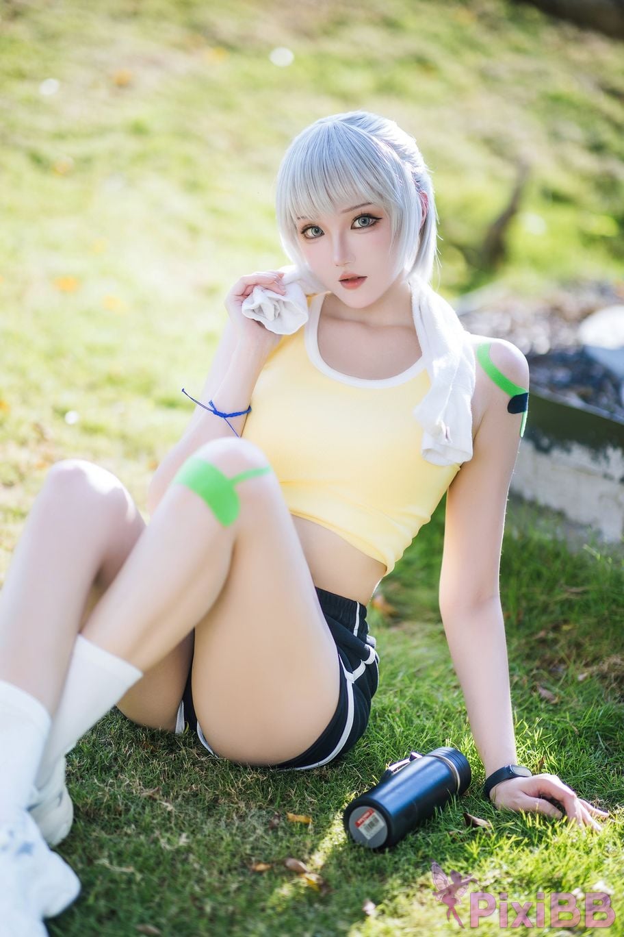Cosplayer Guahi Sauce spirit cage Bai Yuekui sportswear PixiBB.COM 004