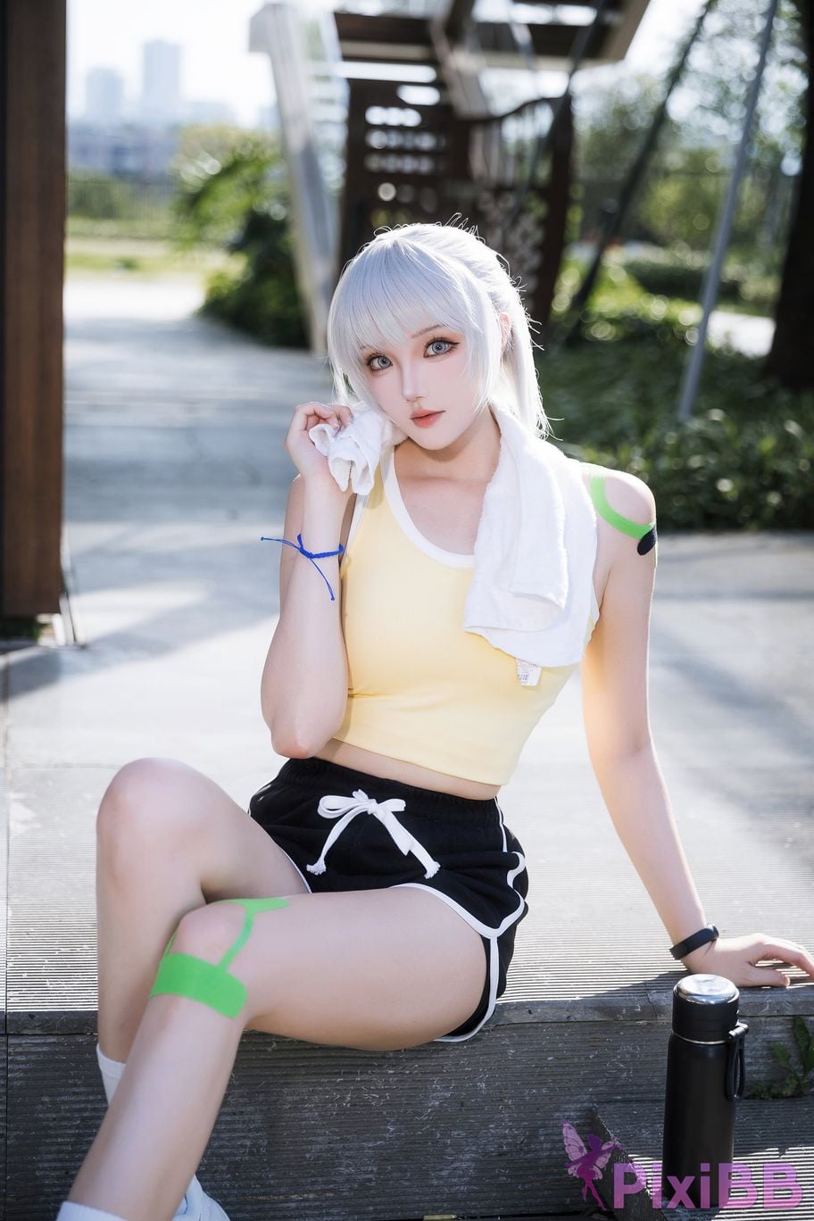 Cosplayer Guahi Sauce spirit cage Bai Yuekui sportswear PixiBB.COM 006