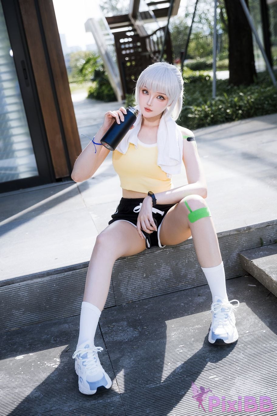 Cosplayer Guahi Sauce spirit cage Bai Yuekui sportswear PixiBB.COM 007