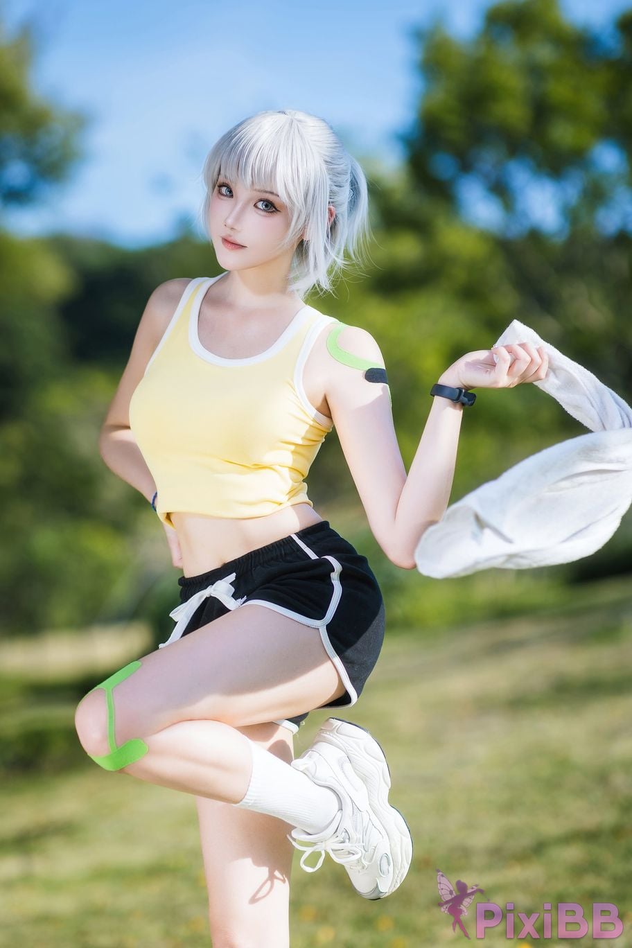 Cosplayer Guahi Sauce spirit cage Bai Yuekui sportswear PixiBB.COM 011