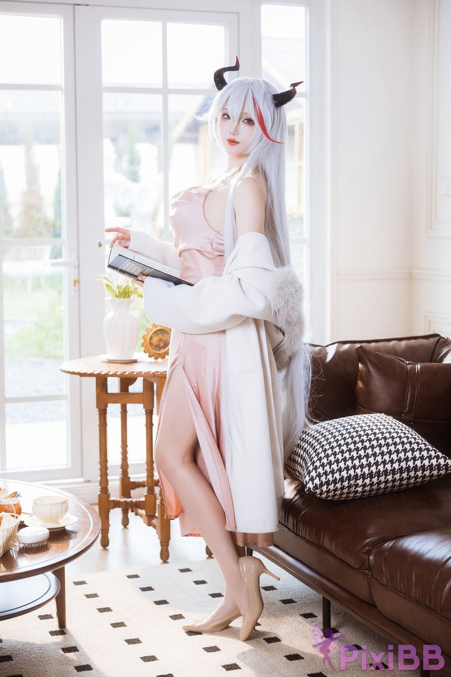 Cosplayer Guahi Sauce azur lane Egil pajamas PixiBB.COM 001