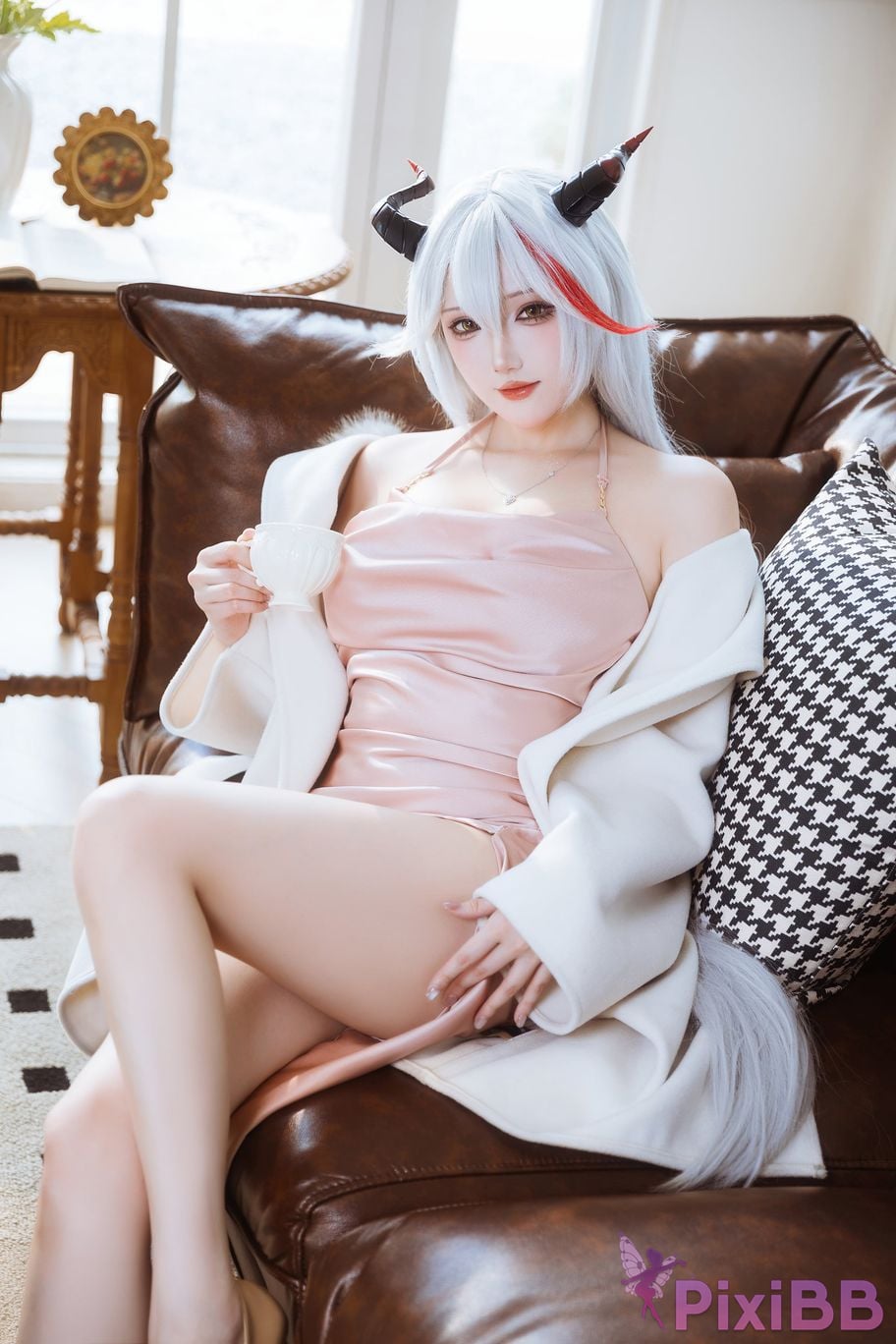 Cosplayer Guahi Sauce azur lane Egil pajamas PixiBB.COM 003