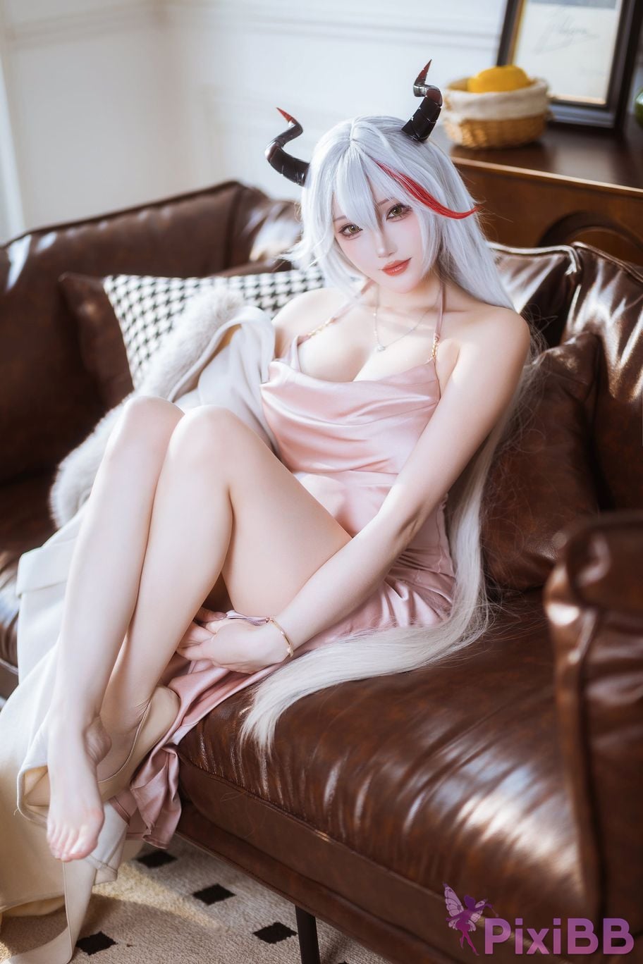 Cosplayer Guahi Sauce azur lane Egil pajamas PixiBB.COM 010