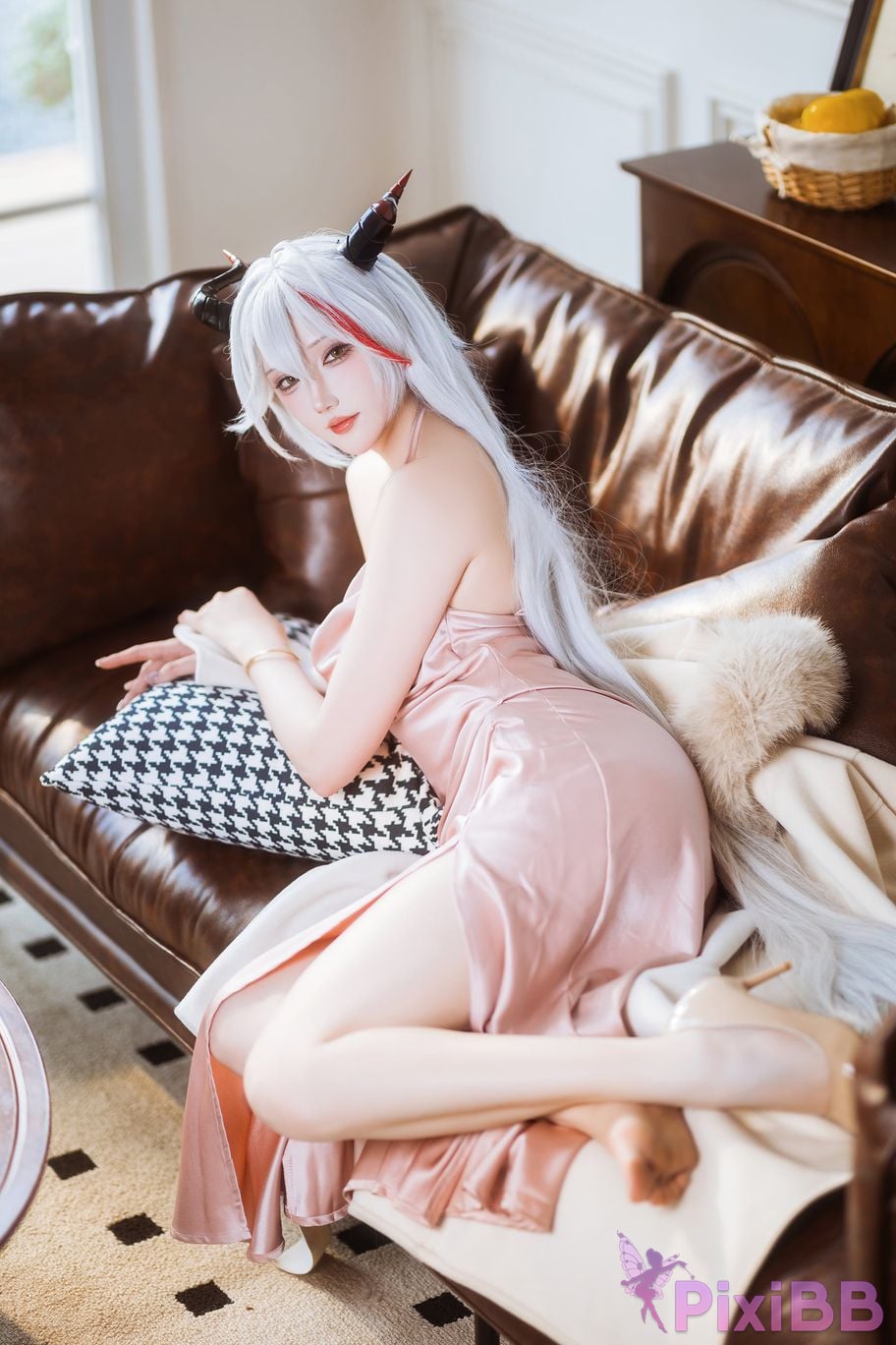 Cosplayer Guahi Sauce azur lane Egil pajamas PixiBB.COM 011