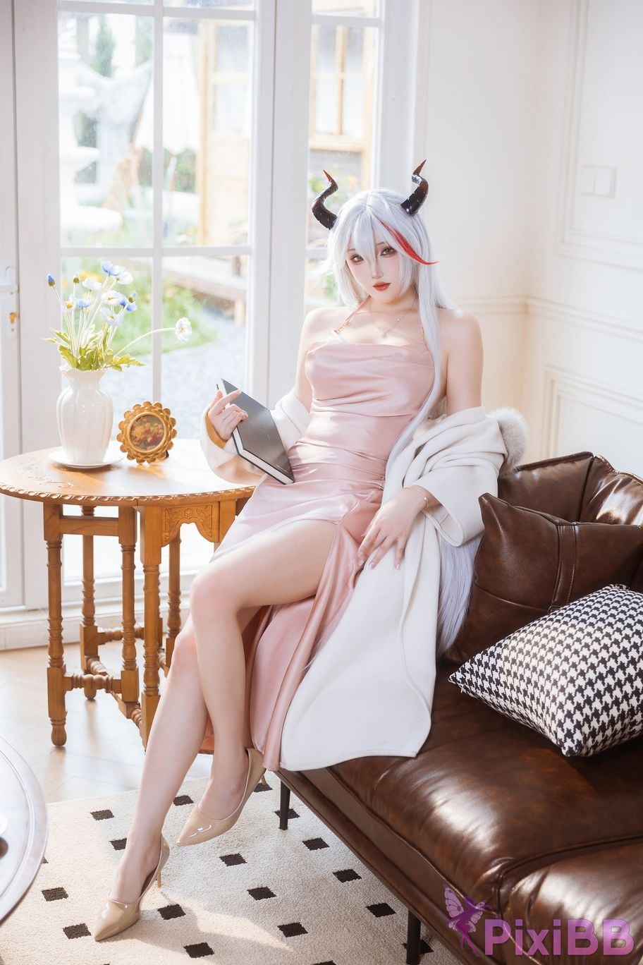 Cosplayer Guahi Sauce azur lane Egil pajamas PixiBB.COM 012