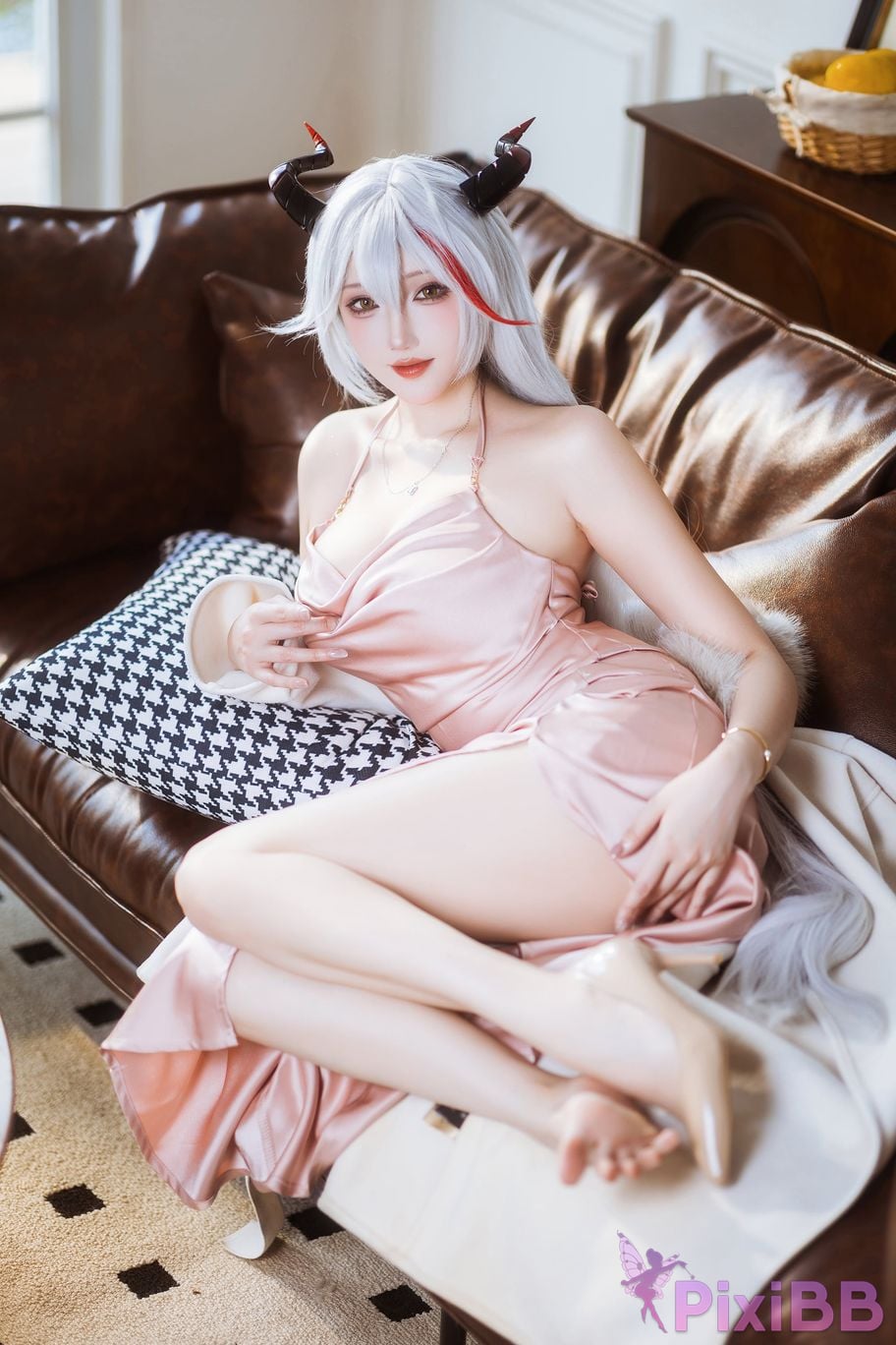 Cosplayer Guahi Sauce azur lane Egil pajamas PixiBB.COM 013