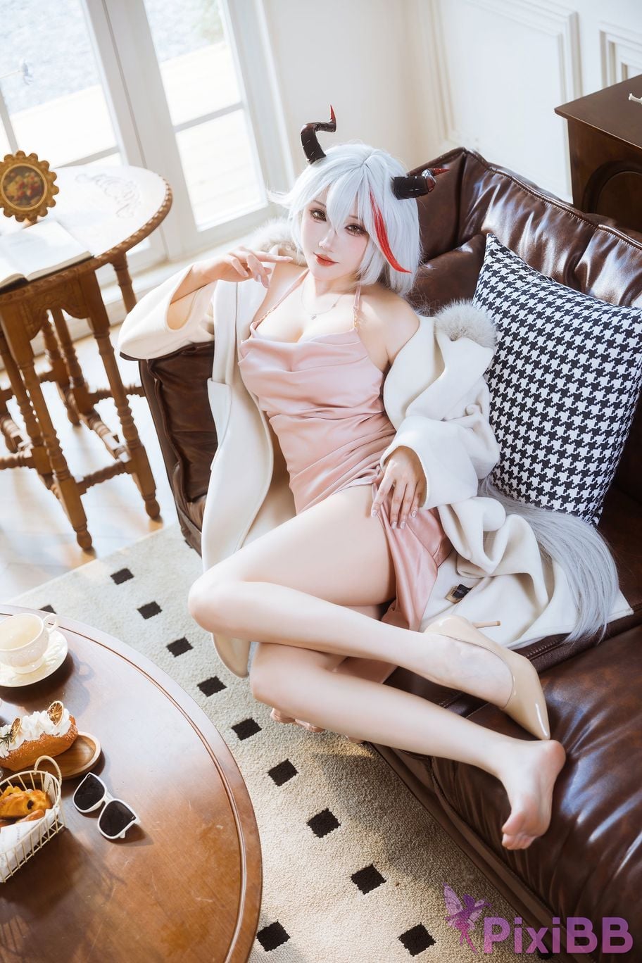 Cosplayer Guahi Sauce azur lane Egil pajamas PixiBB.COM 020