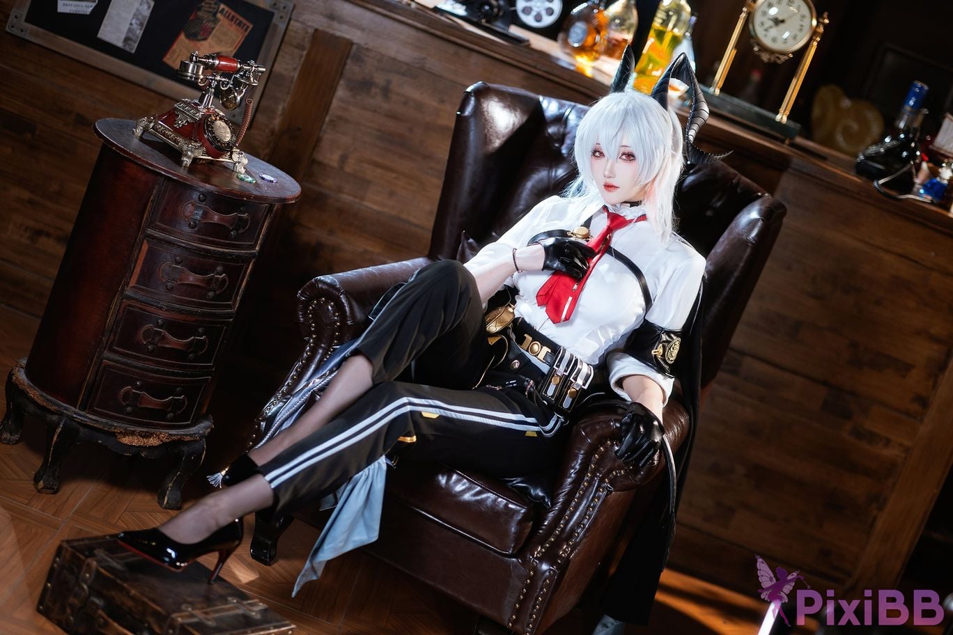 Cosplay Guaxi Jiang Mingchao Zanni PixiBB.COM 001