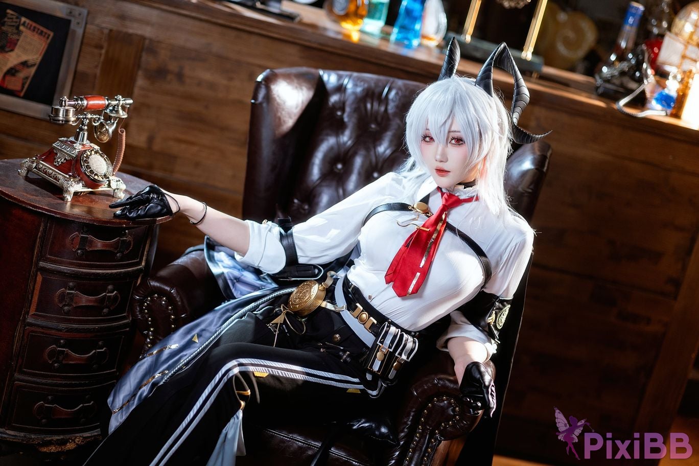 Cosplay Guaxi Jiang Mingchao Zanni PixiBB.COM 015