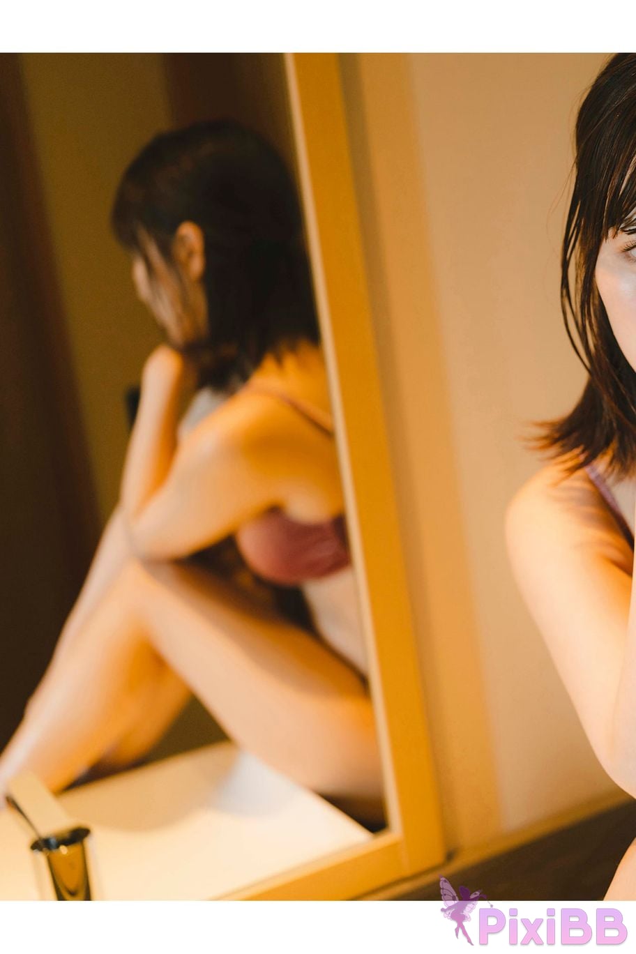 Japanese Idol Miku Tanaka Young Gangan Digital Limited Photo Book Alone PixiBB.COM 050