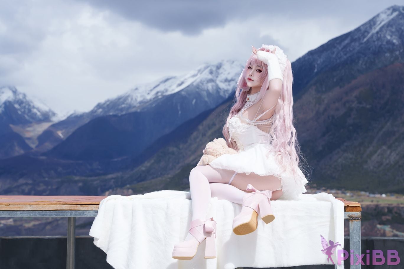 Cosplayer Slow Cooker Hamster Balls goddess of victory Nikki Alice fairy tale dream PixiBB.COM 001