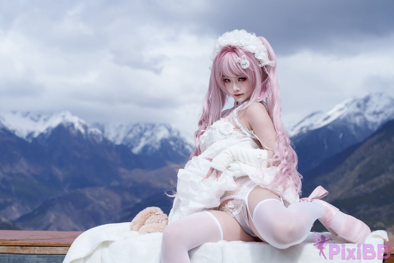 Cosplayer Slow Cooker Hamster Balls goddess of victory Nikki Alice fairy tale dream PixiBB.COM 010