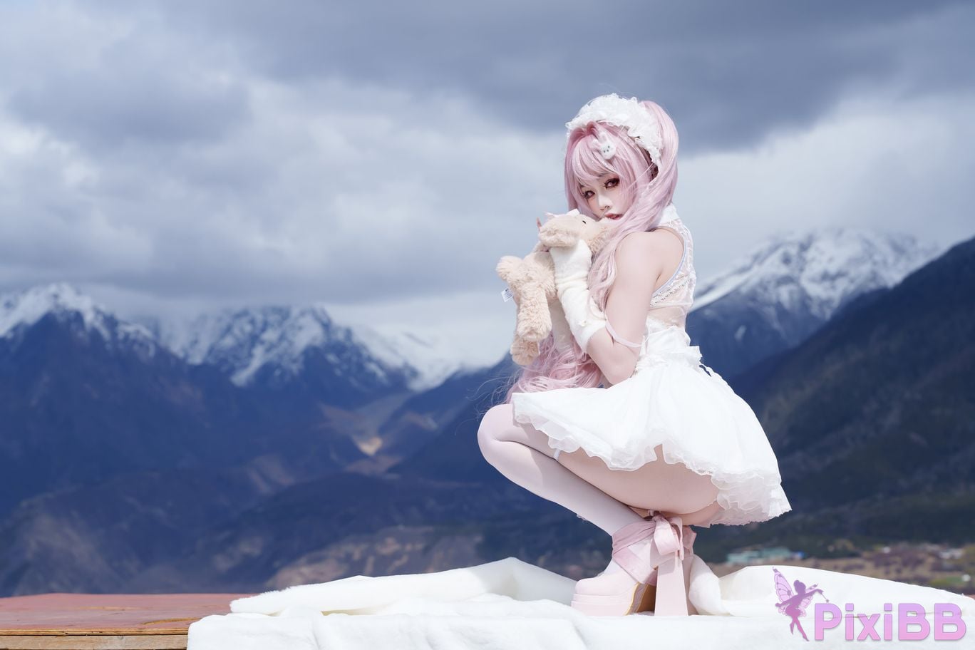 Cosplayer Slow Cooker Hamster Balls goddess of victory Nikki Alice fairy tale dream PixiBB.COM 019