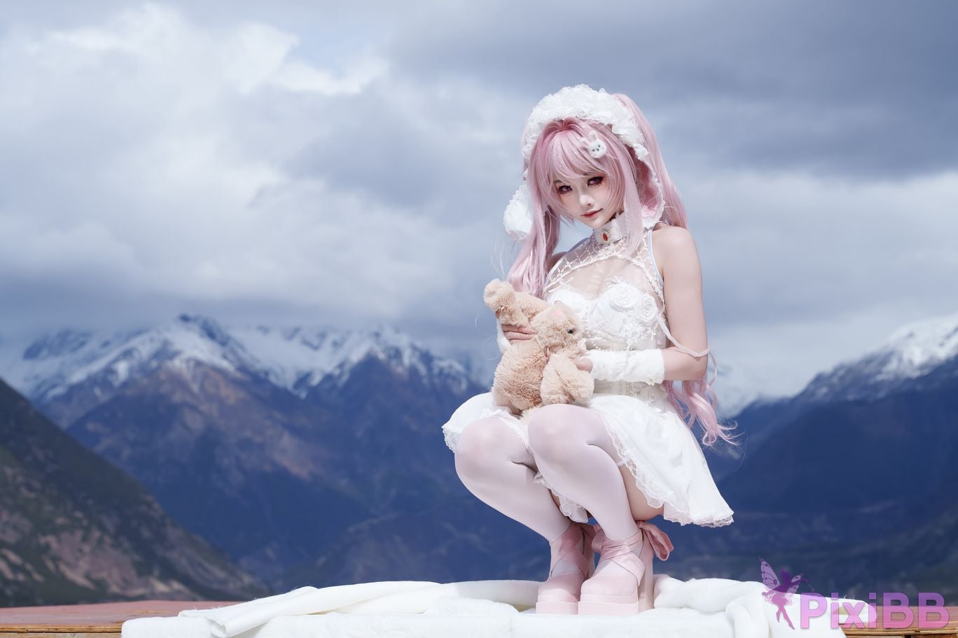 Cosplayer Slow Cooker Hamster Balls goddess of victory Nikki Alice fairy tale dream PixiBB.COM 023