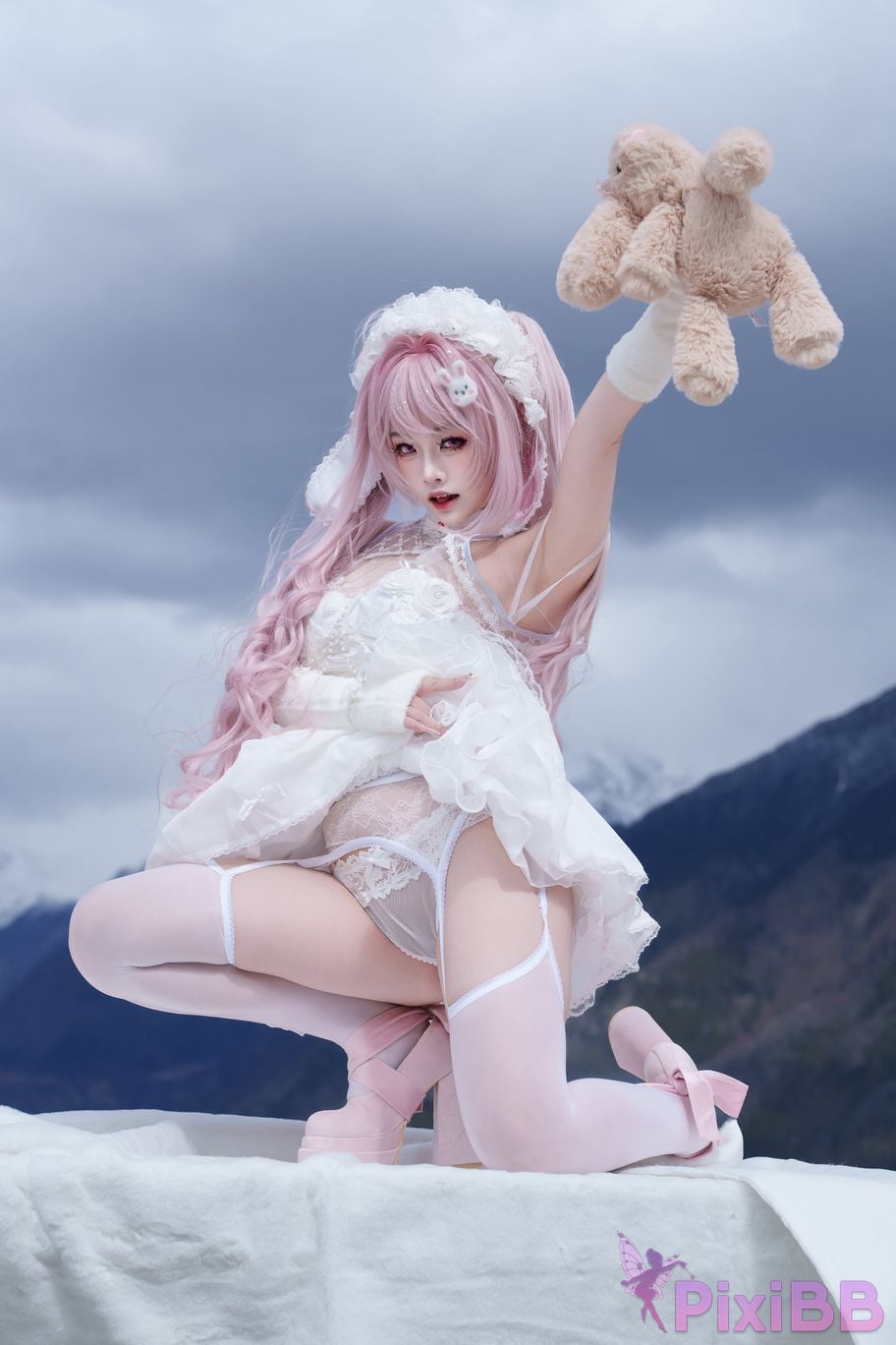 Cosplayer Slow Cooker Hamster Balls goddess of victory Nikki Alice fairy tale dream PixiBB.COM 024