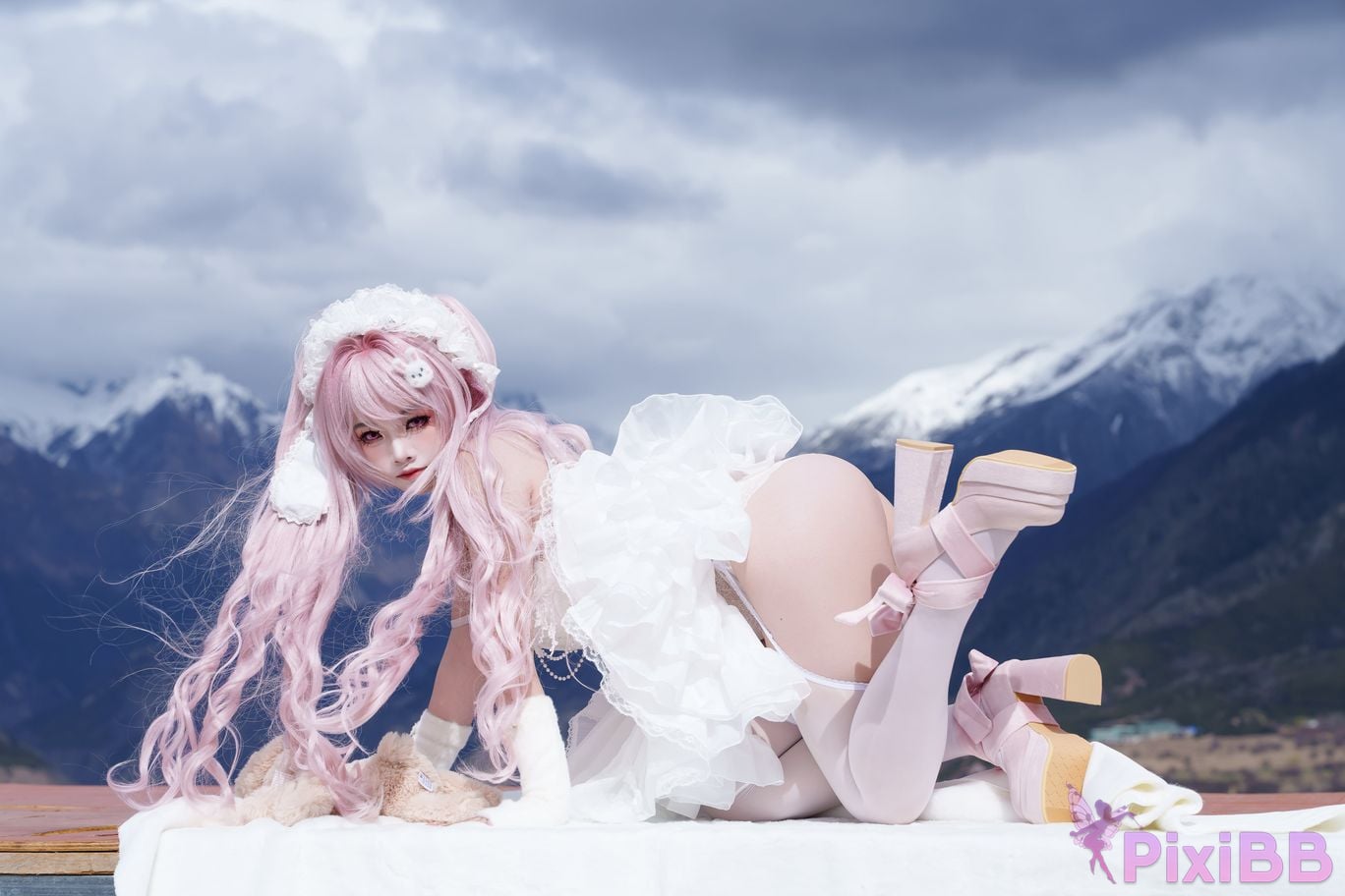 Cosplayer Slow Cooker Hamster Balls goddess of victory Nikki Alice fairy tale dream PixiBB.COM 029