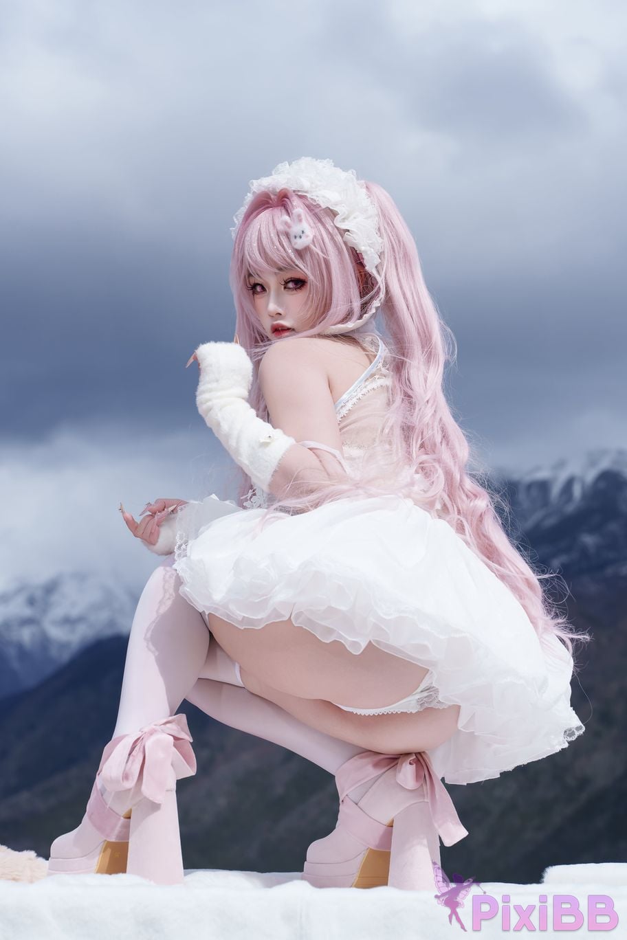 Cosplayer Slow Cooker Hamster Balls goddess of victory Nikki Alice fairy tale dream PixiBB.COM 033