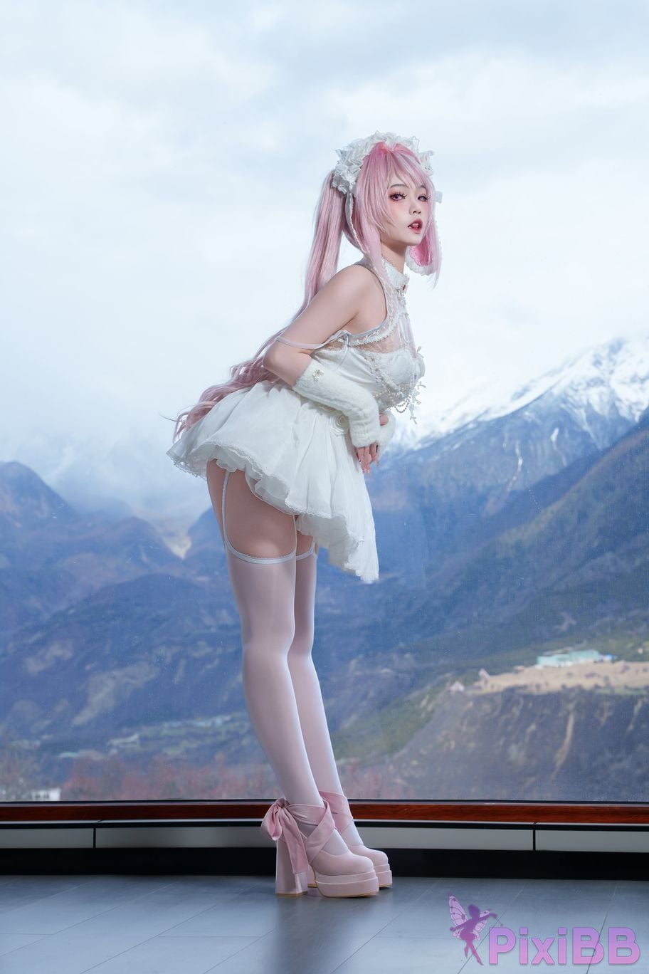 Cosplayer Slow Cooker Hamster Balls goddess of victory Nikki Alice fairy tale dream PixiBB.COM 034