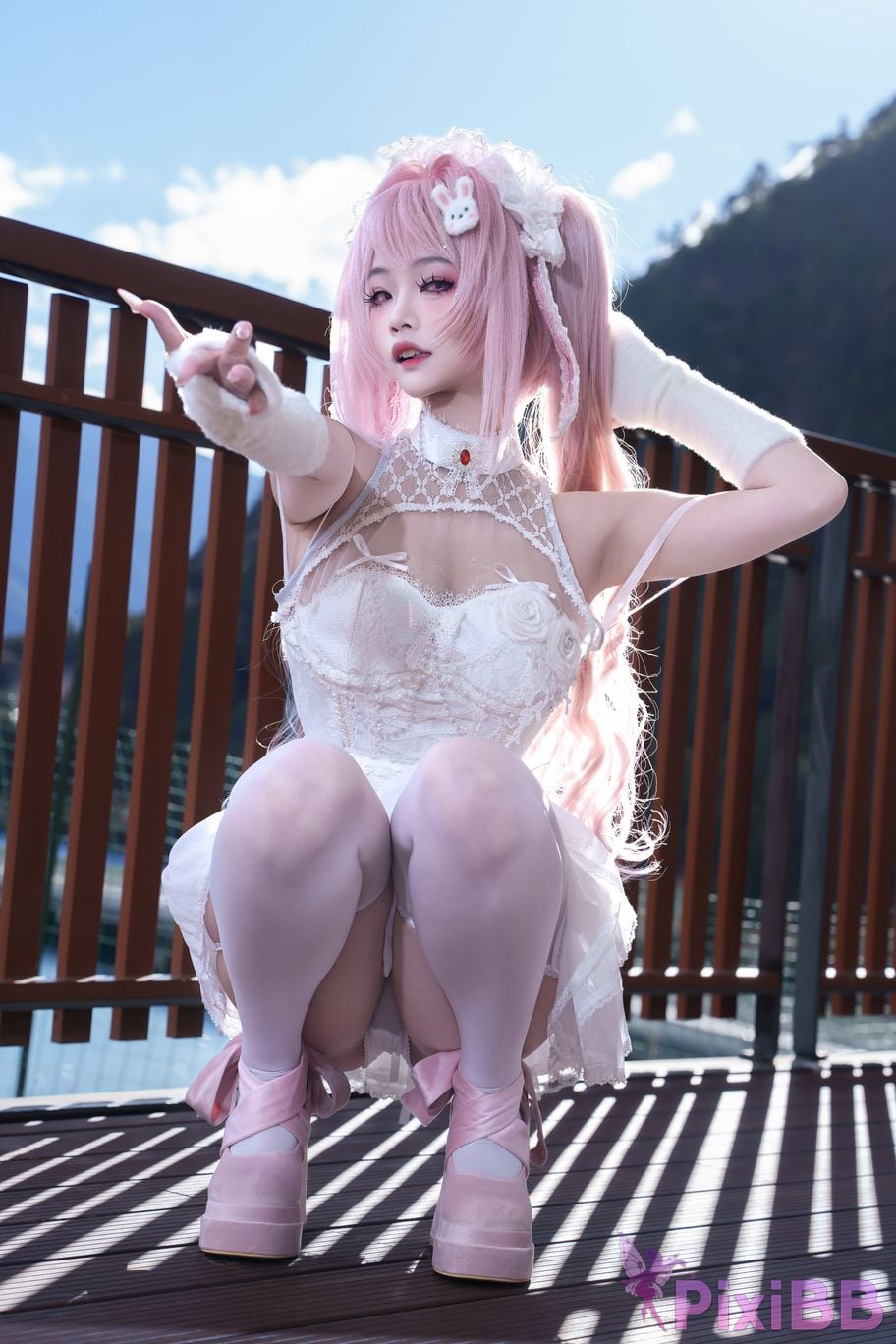 Cosplayer Slow Cooker Hamster Balls goddess of victory Nikki Alice fairy tale dream PixiBB.COM 048