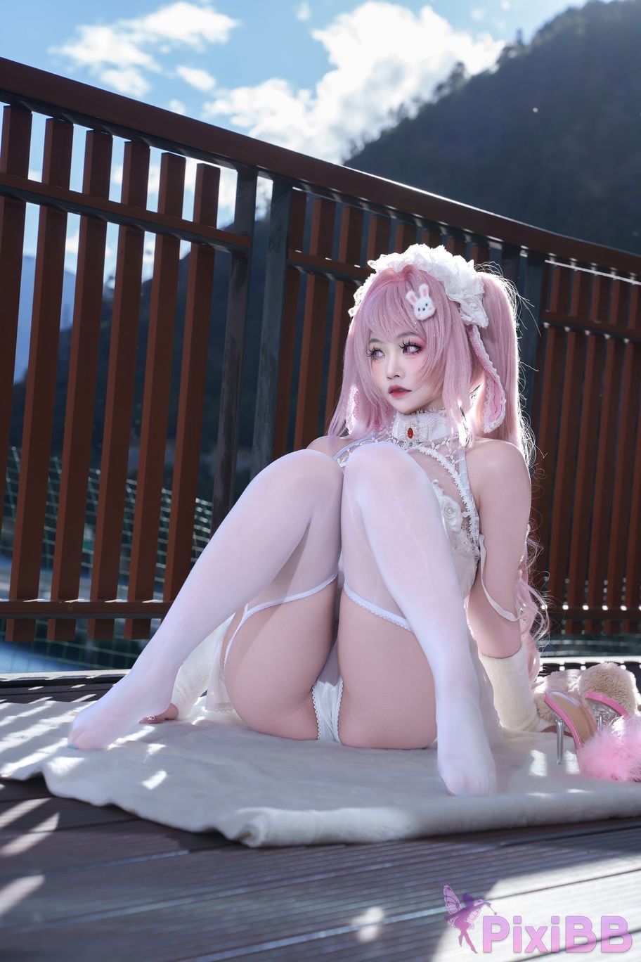 Cosplayer Slow Cooker Hamster Balls goddess of victory Nikki Alice fairy tale dream PixiBB.COM 051