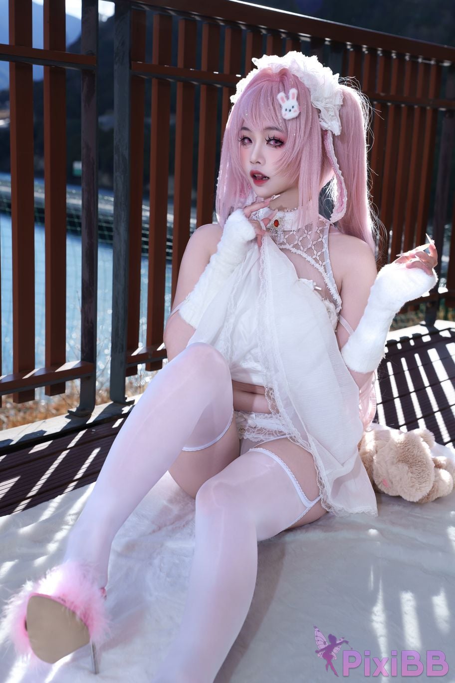 Cosplayer Slow Cooker Hamster Balls goddess of victory Nikki Alice fairy tale dream PixiBB.COM 054