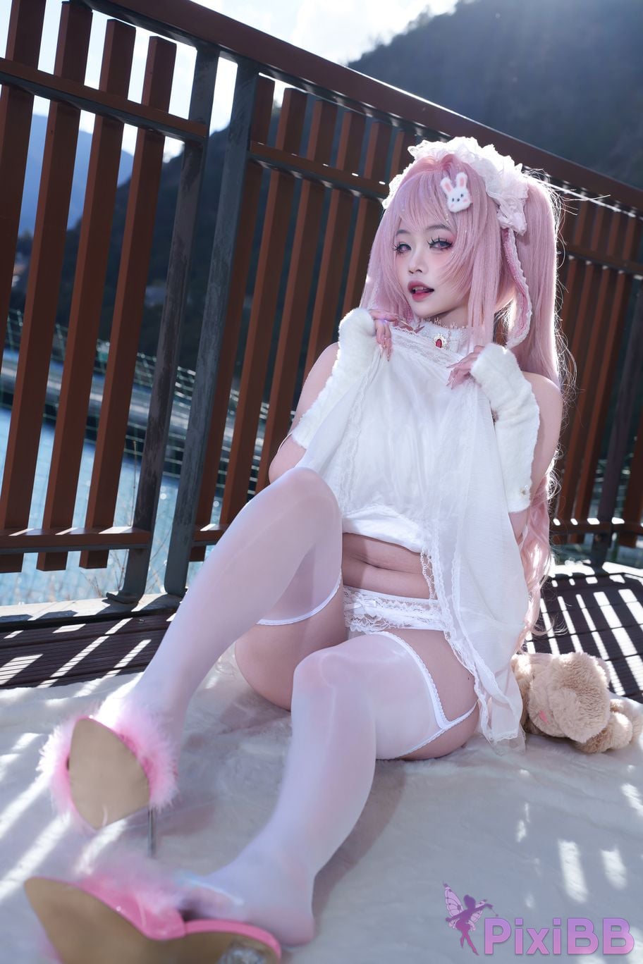 Cosplayer Slow Cooker Hamster Balls goddess of victory Nikki Alice fairy tale dream PixiBB.COM 055