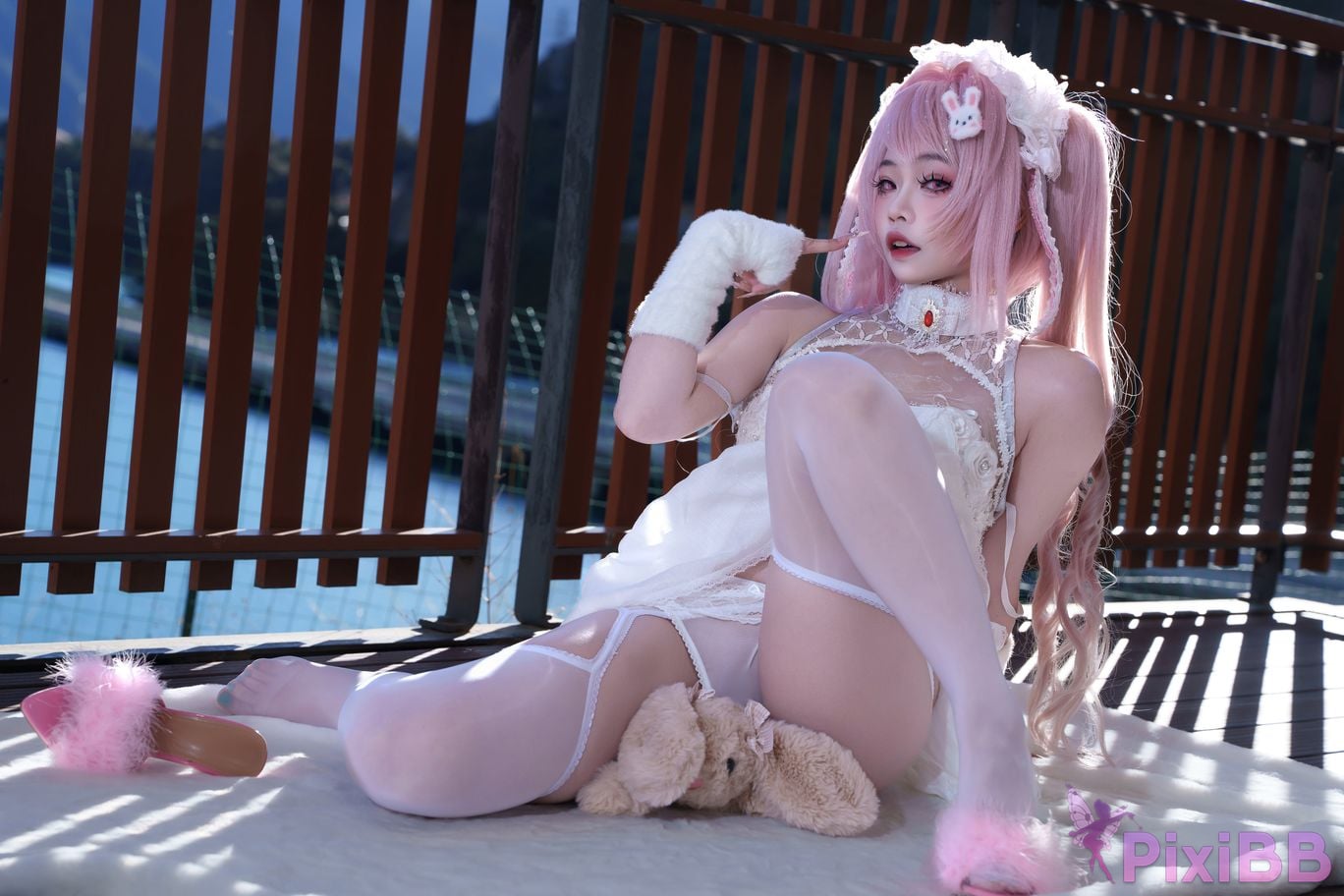 Cosplayer Slow Cooker Hamster Balls goddess of victory Nikki Alice fairy tale dream PixiBB.COM 058