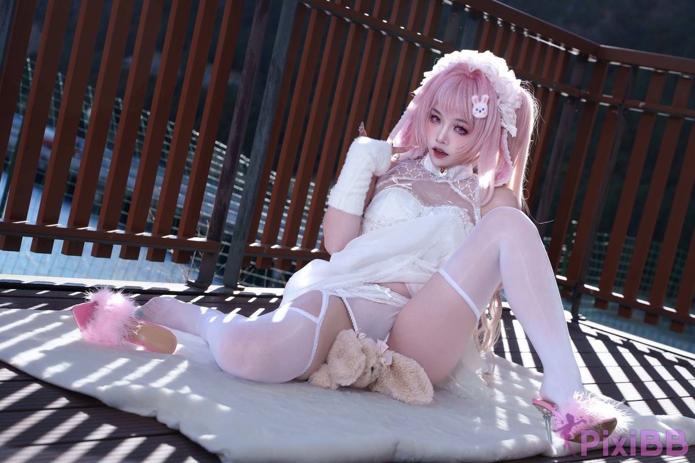 Cosplayer Slow Cooker Hamster Balls goddess of victory Nikki Alice fairy tale dream PixiBB.COM 059